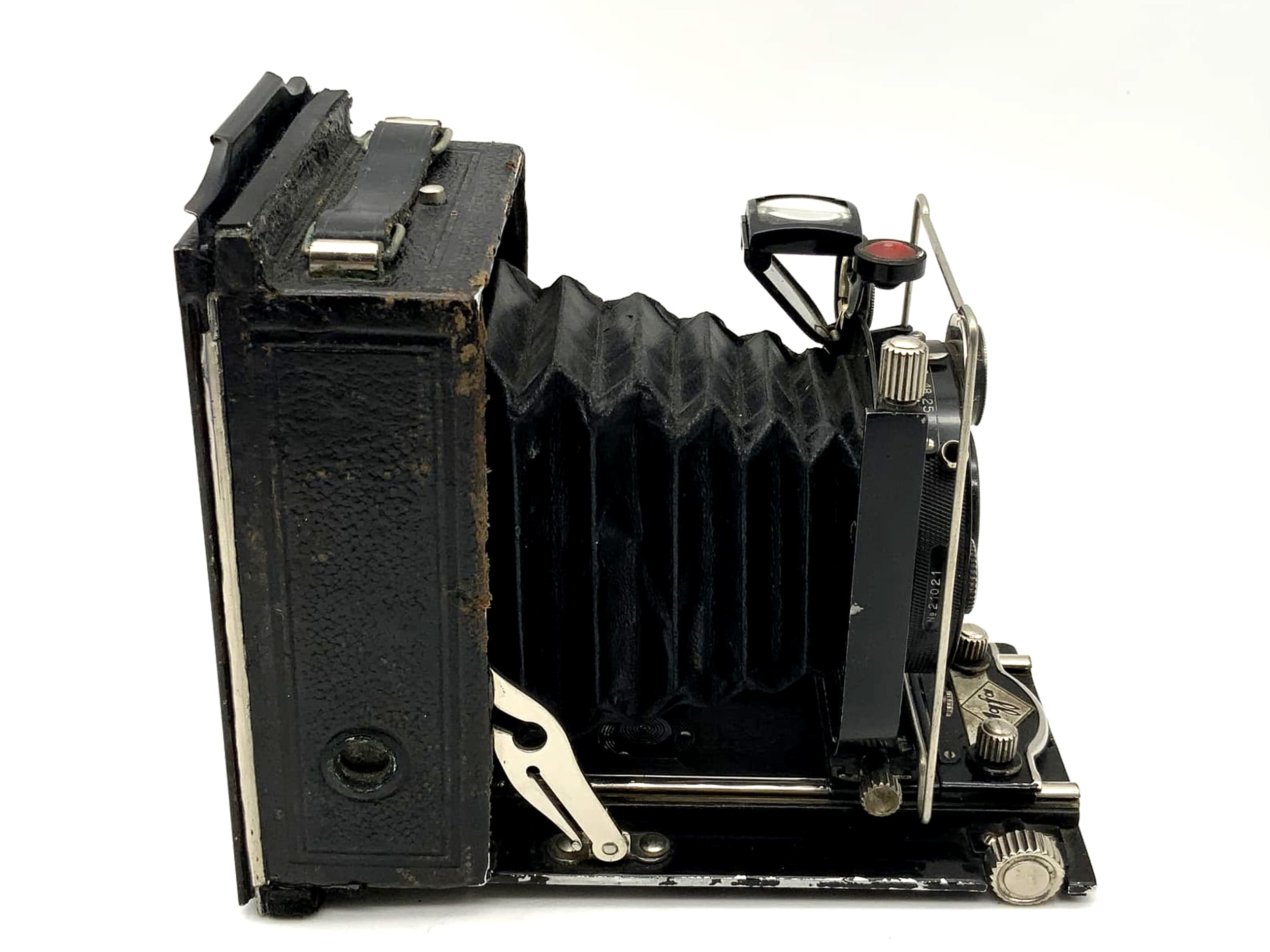 Agfa Isolar 404 plate camera with double anastigmat 1:4.5 F=10.5cm Compur