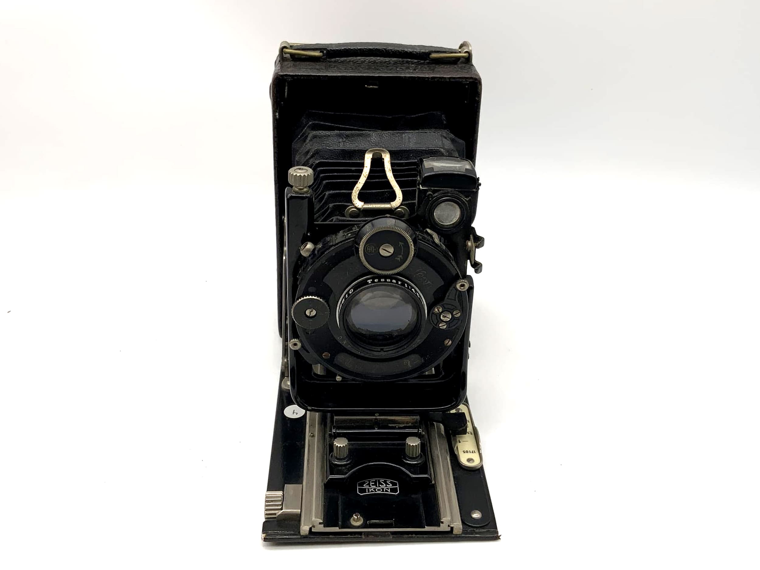 Appareil photo à plaques Zeiss Ikon Ica Trona 110 avec objectif Carl Zeiss Tessar 1:4,5/10,5 cm Compur