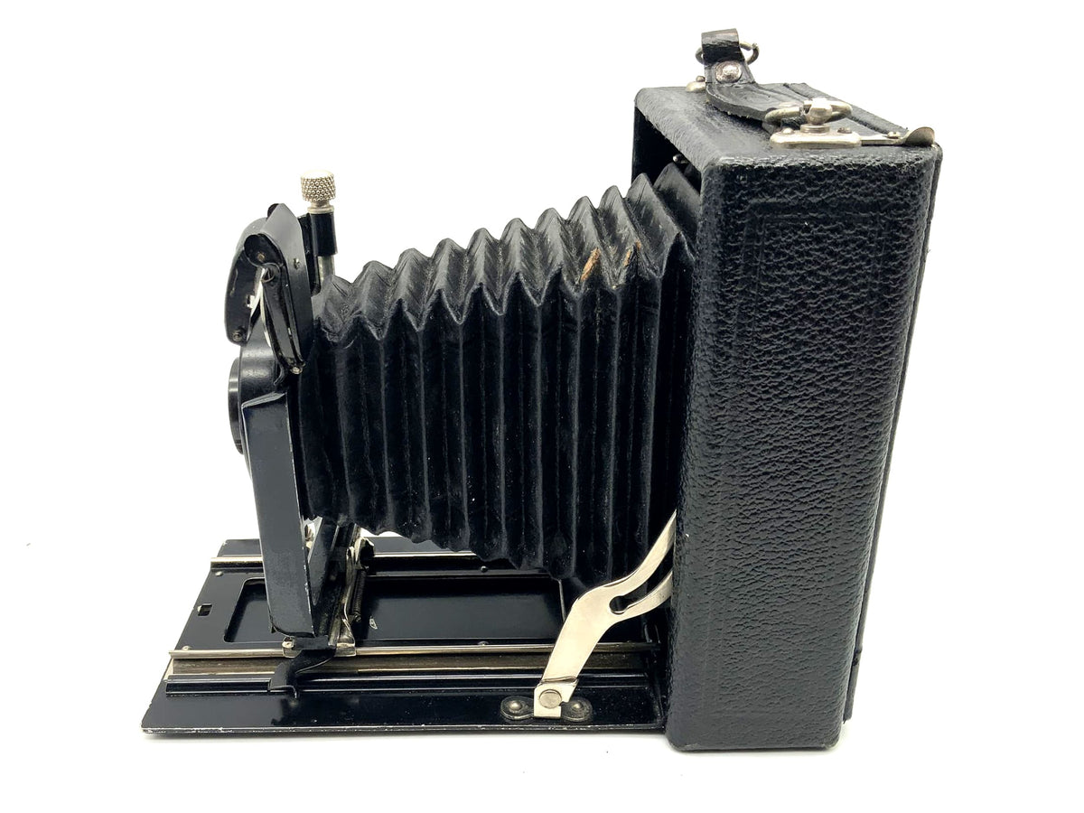 H. Bauer &amp; Sons plate camera with double Anastigmat Splendar 1:6.8 F=135mm Vario lens