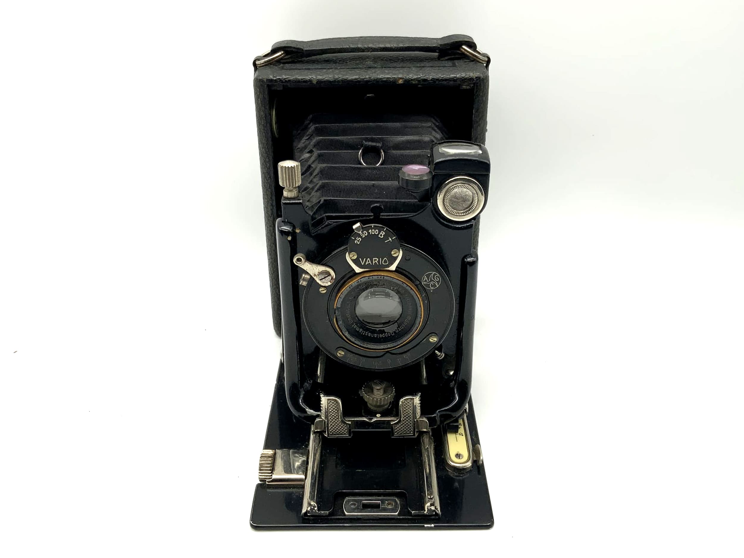 CHR. FR. Winter Sohn plate camera with Steinheil Unofocal 1:6.8 F=10.5cm Vario