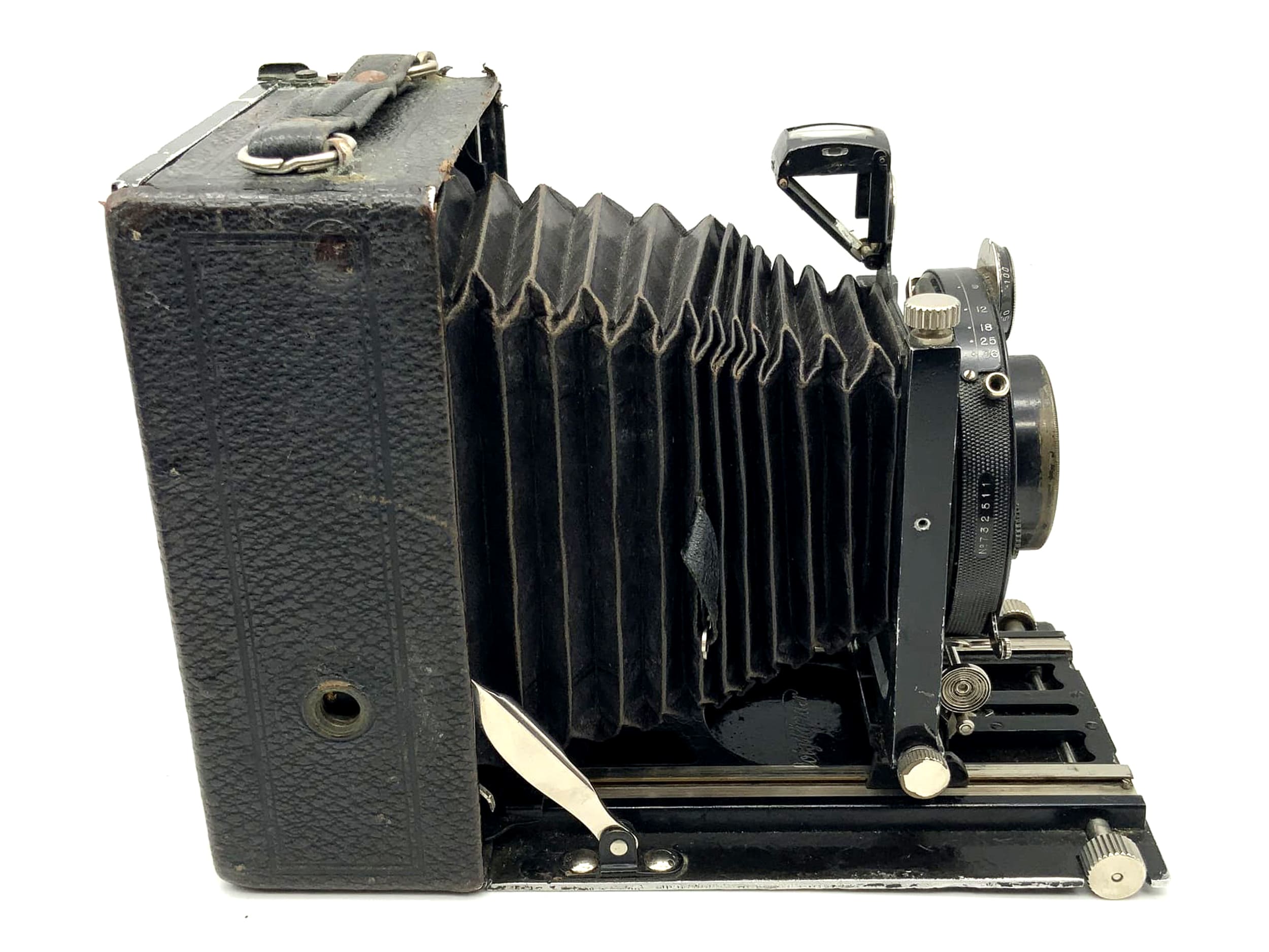 Caméra à plaque Voigtländer Bergheil avec caméra analogique Heliar 15 cm 1:4,5