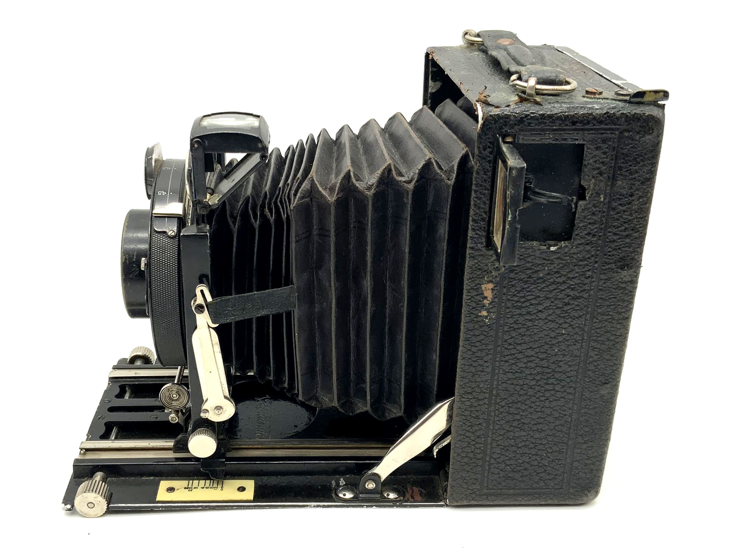 Caméra à plaque Voigtländer Bergheil avec caméra analogique Heliar 15 cm 1:4,5