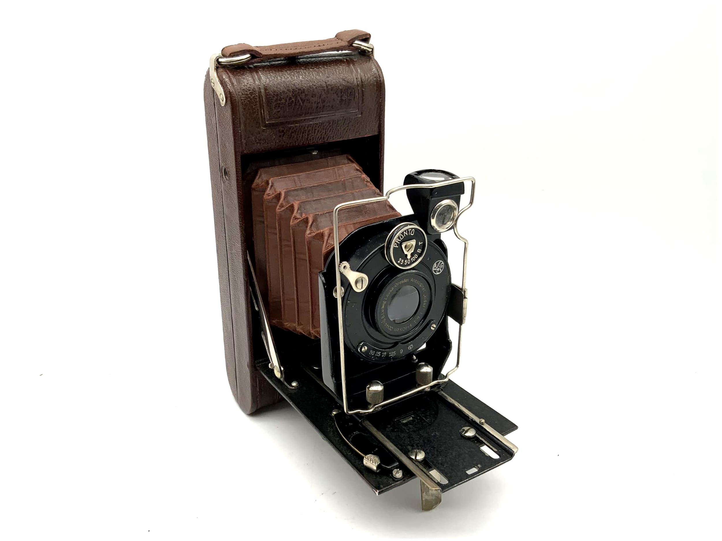 Appareil photo pliable avec objectif Anastigmat Vidar 1:6.3 F=10.5cm Pronto, appareil photo analogique