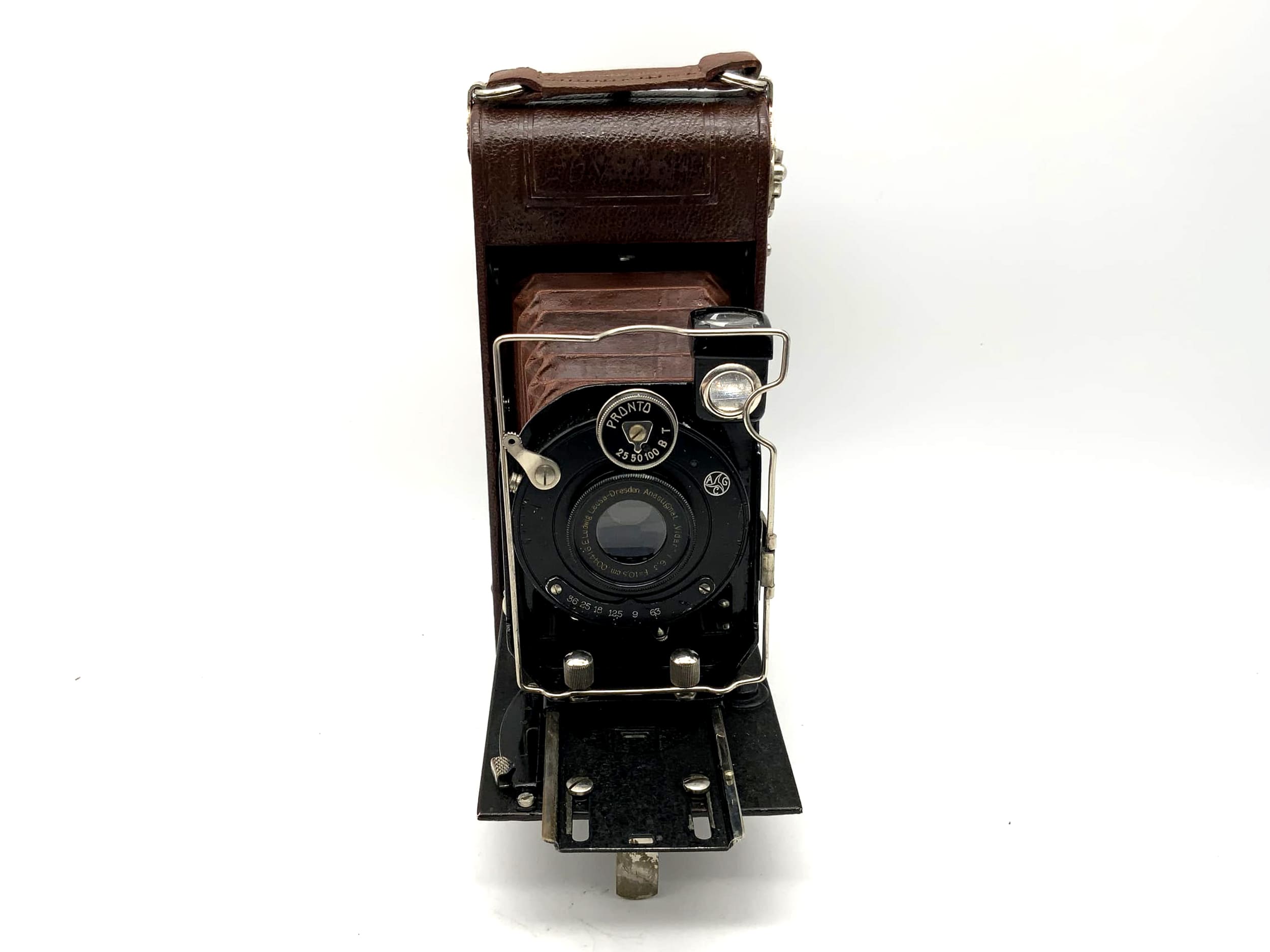 Appareil photo pliable avec objectif Anastigmat Vidar 1:6.3 F=10.5cm Pronto, appareil photo analogique