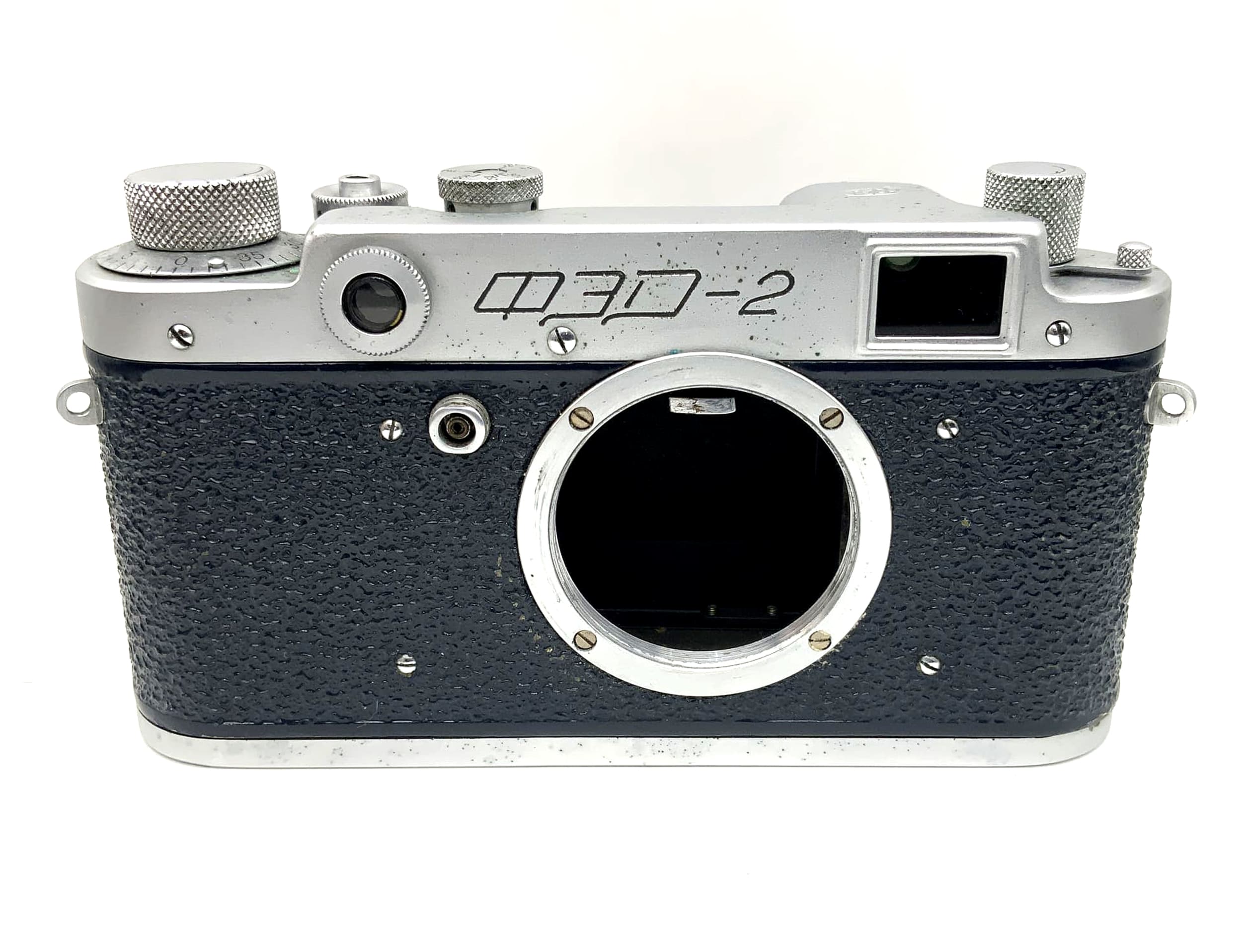 FED 2 Type B Rangefinder Camera Blue Analog Camera Body Housing Viewfinder Camera (M39)