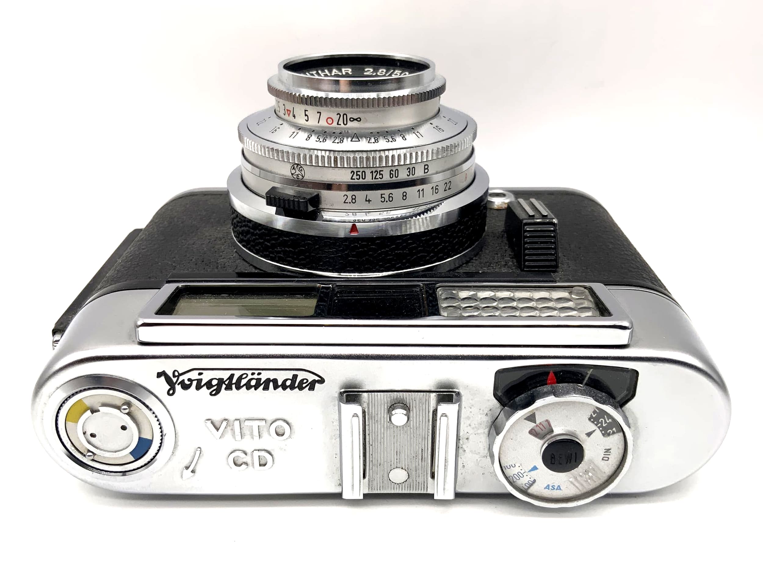 Caméra à viseur Voigtländer Vito CD avec caméra analogique Lanthar 2.8/50 Pronto