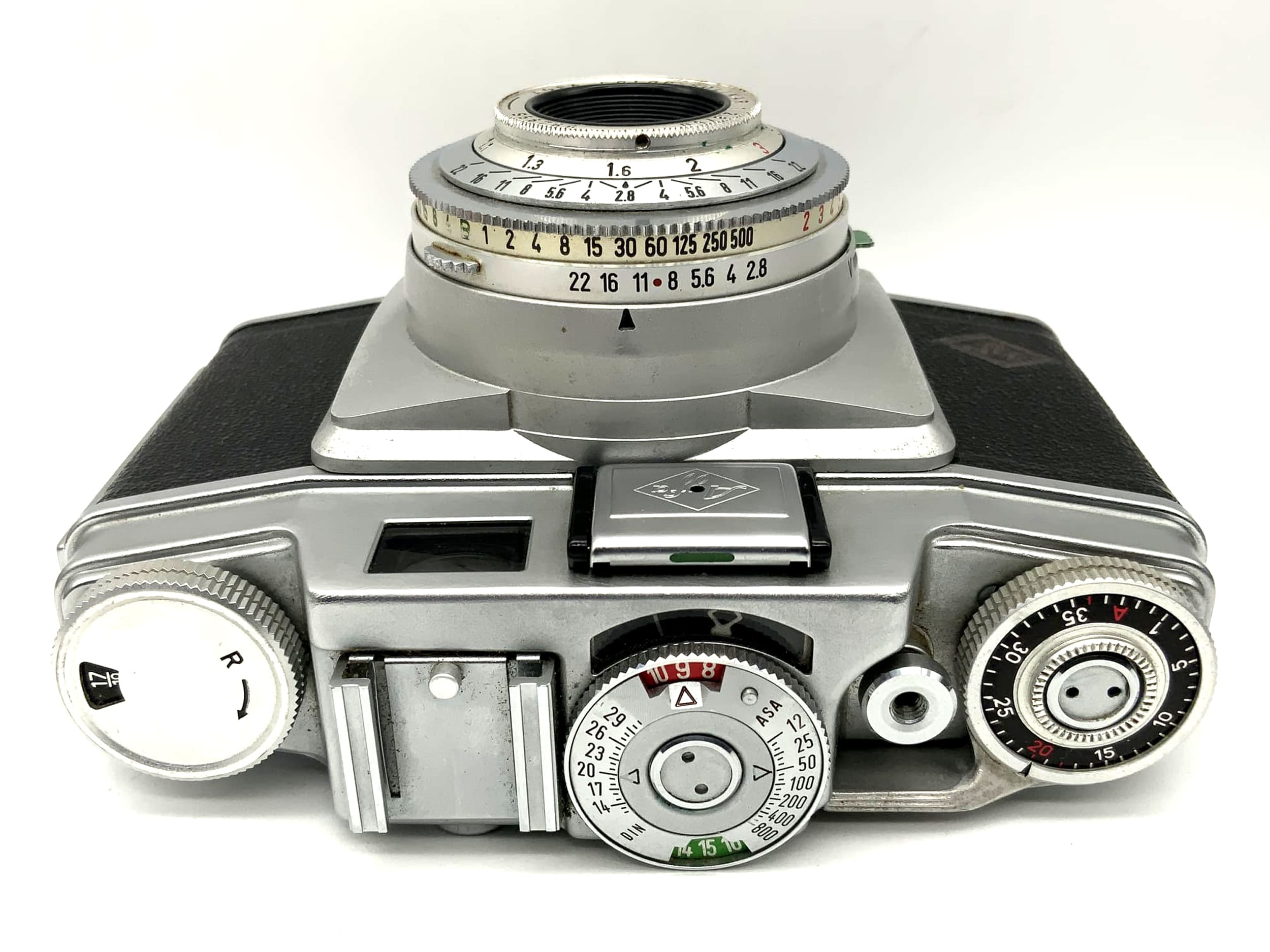 Agfa Silette-L viewfinder camera with Color Solinar 1:2.8/50 Compur Rapid analog camera