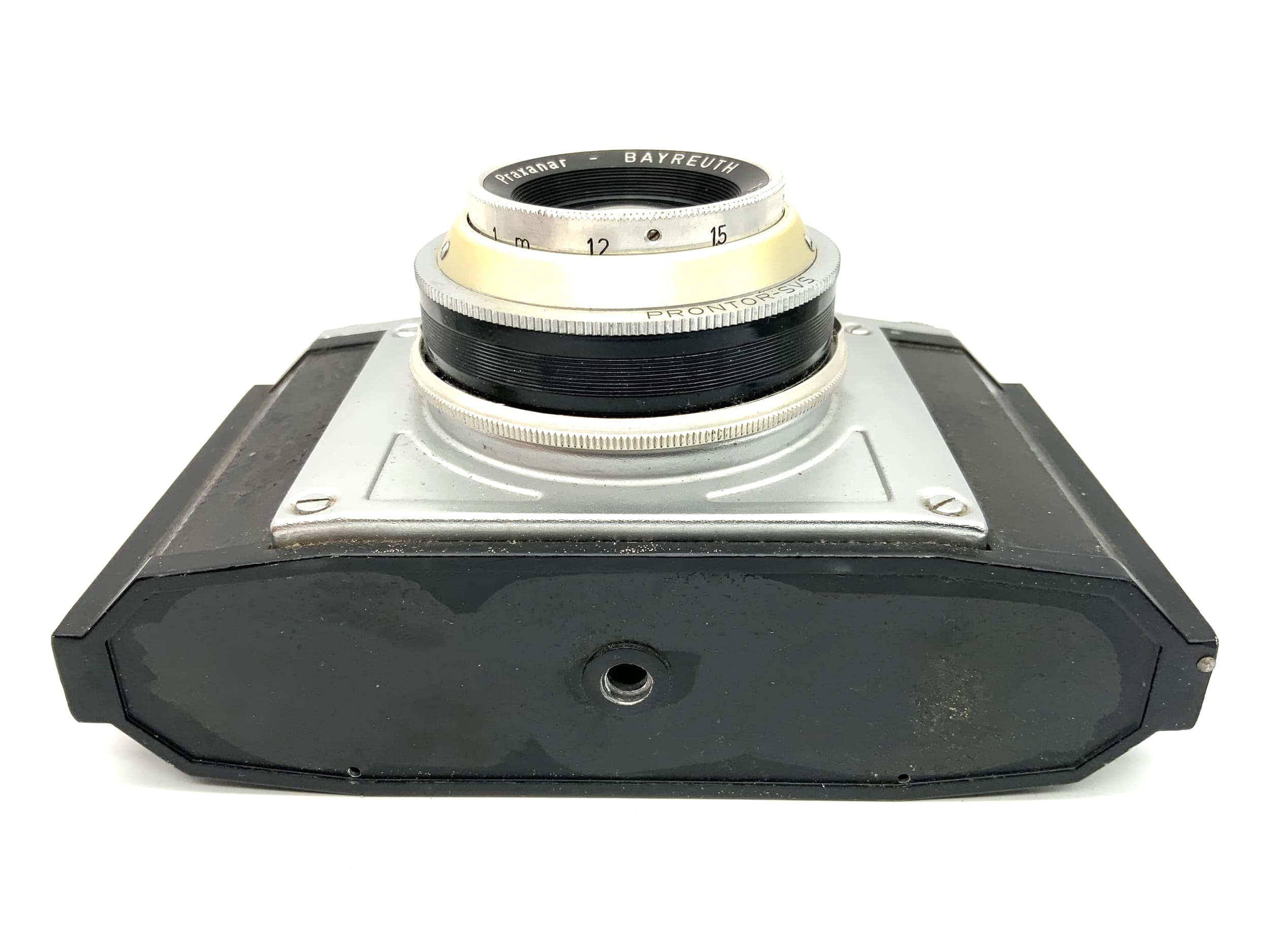 Appareil photo à visée directe Braun Gloria avec objectif rouge Praxanar 1:2.9/75 V Prontor-SVS (appareil photo analogique)