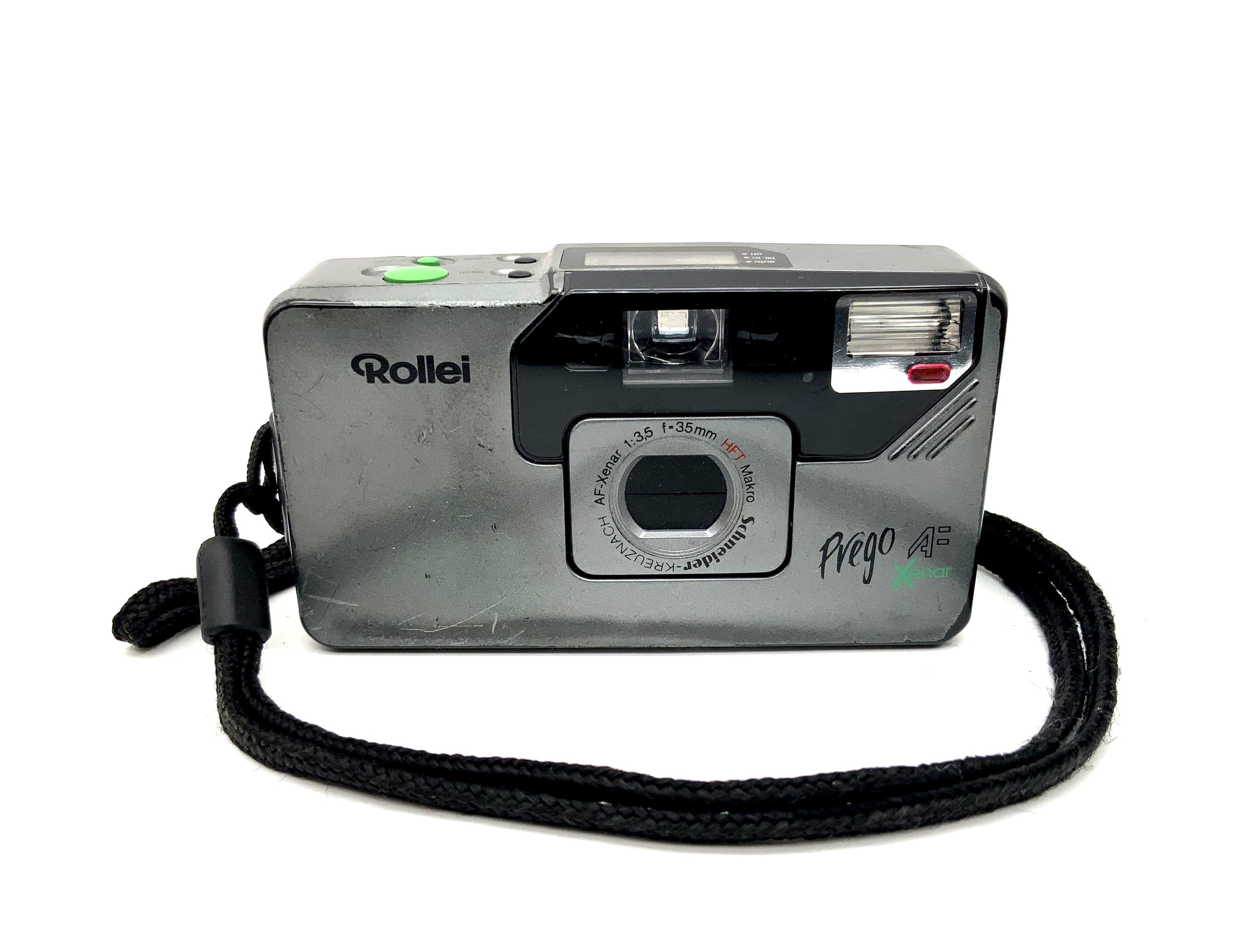 Appareil photo argentique Rollei Prego AF Point&amp;Shoot avec objectif macro argentique Xenar 1:3.5 f=35mm HFT