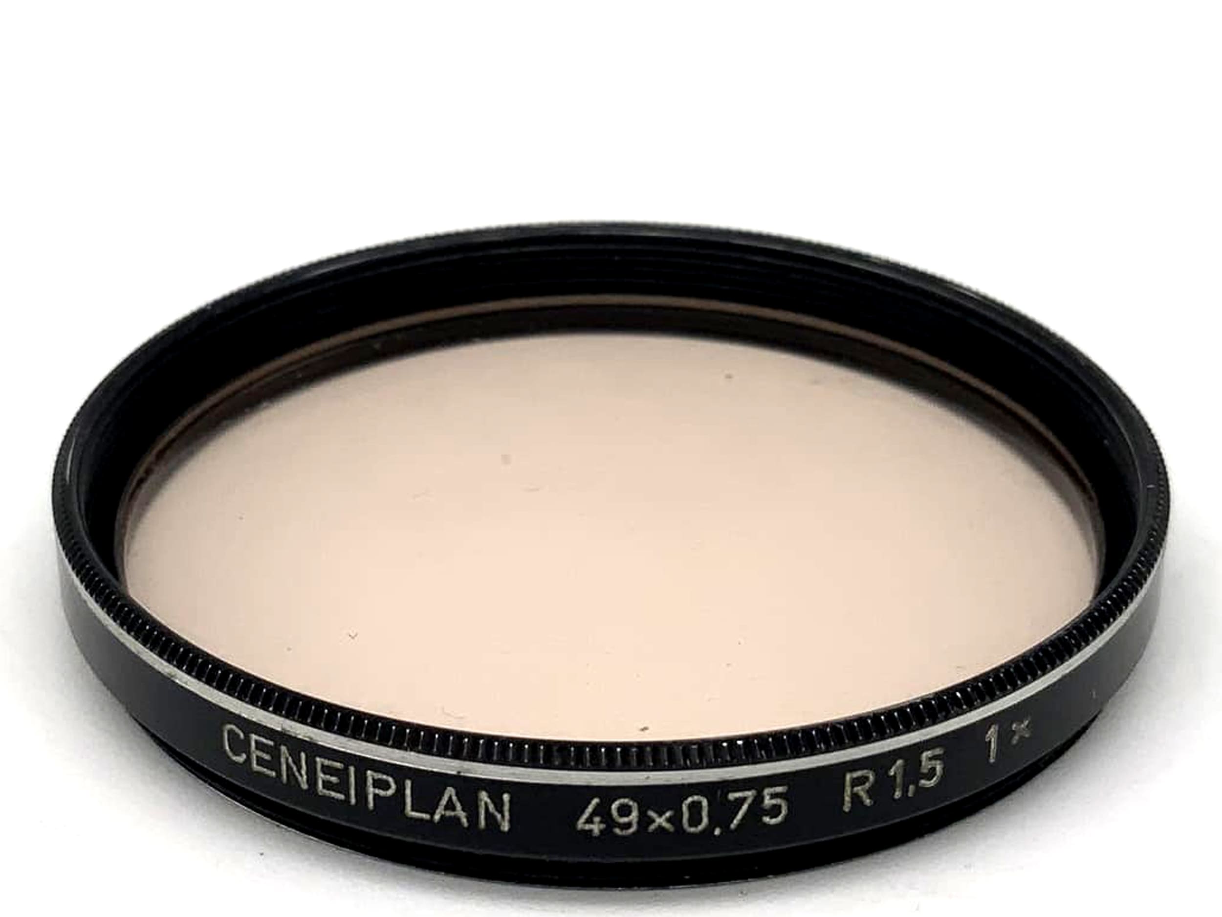 Filtre de correction Ceneiplan 49x0,75 R1,5 1X Filtre circulaire 49 mm M49