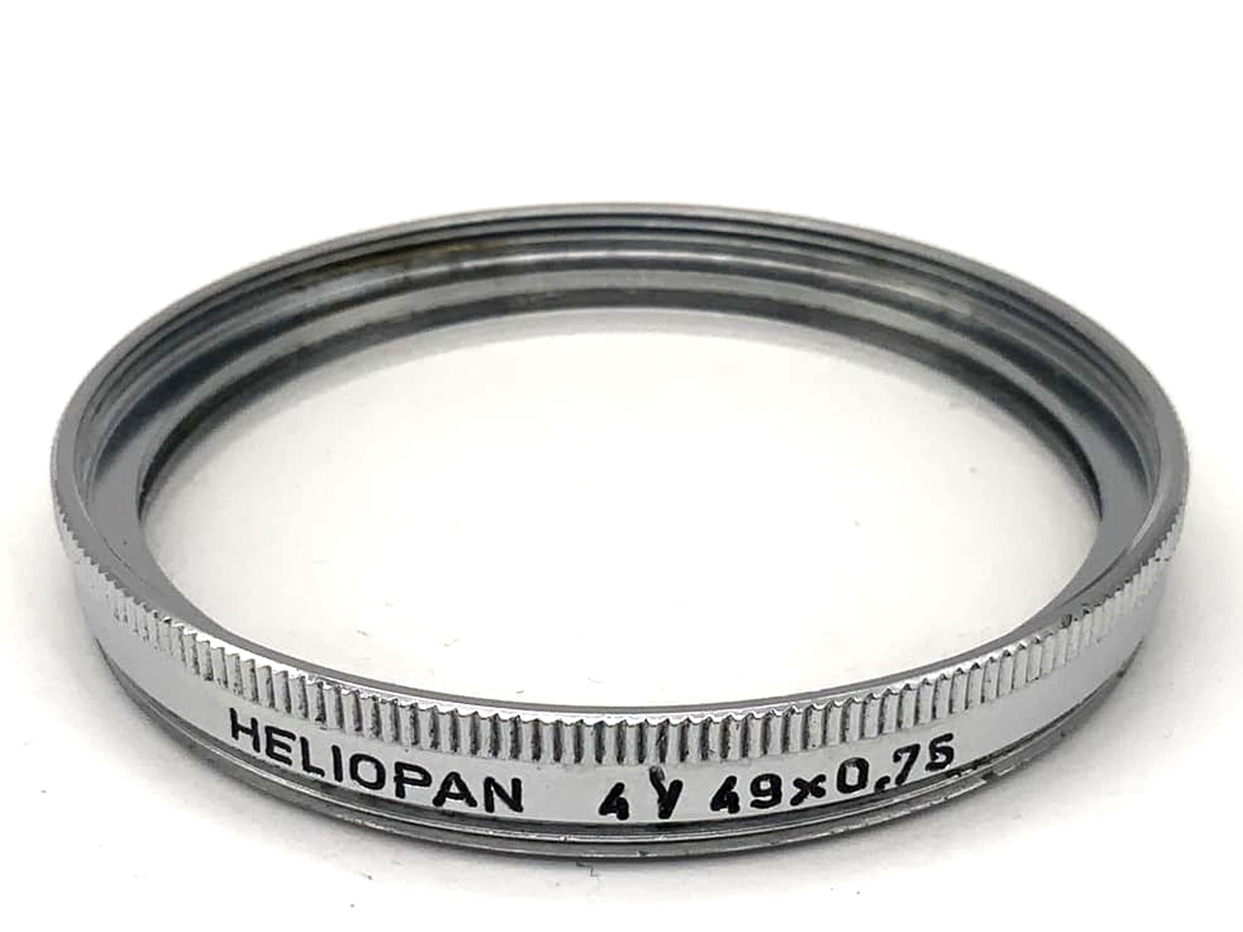 Objectif macro Heliopan Close-Up 4/49x0,75 Filtre 49 mm circulaire M49