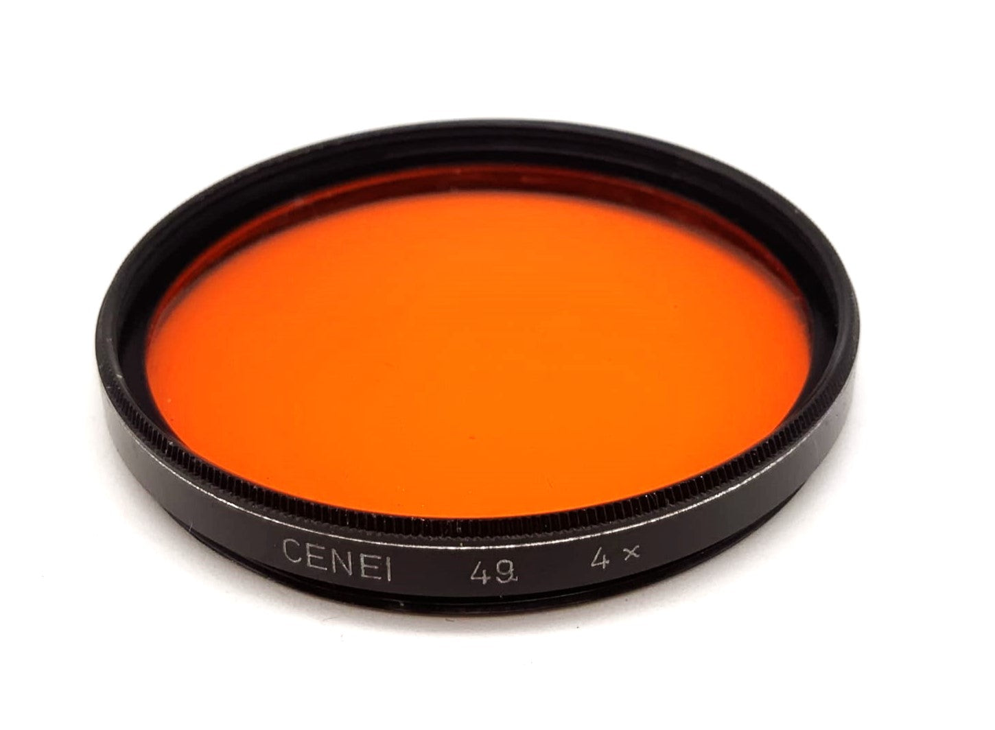 Filtres orange Cenei, lot de 4, circulaires, 49 mm, filetage M49