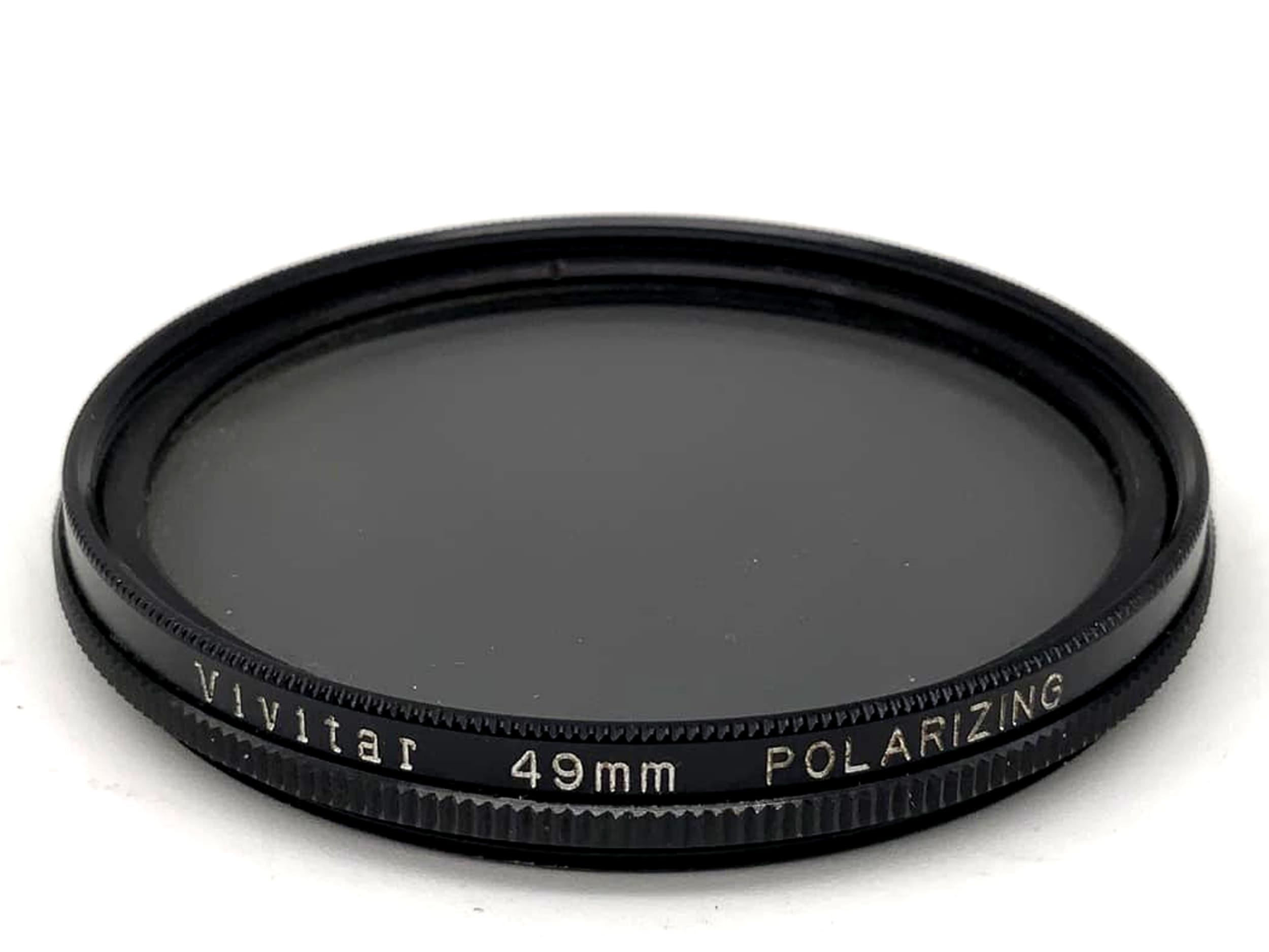 Filtre polarisant circulaire Vivitar 49 mm, filetage M49