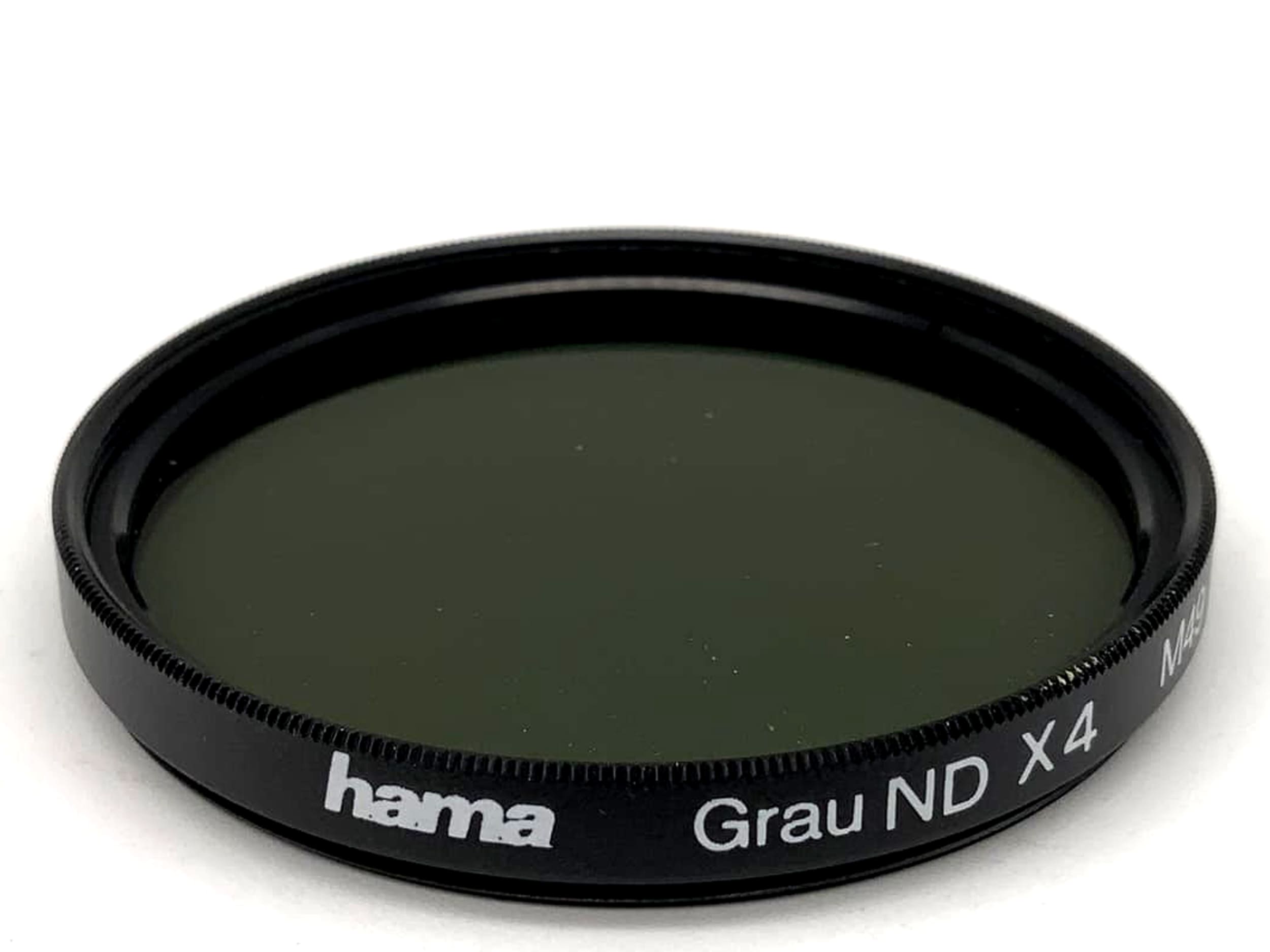 Filtre de couleur Hama gris ND X4 (IV) Filtre circulaire 49 mm Filetage M49