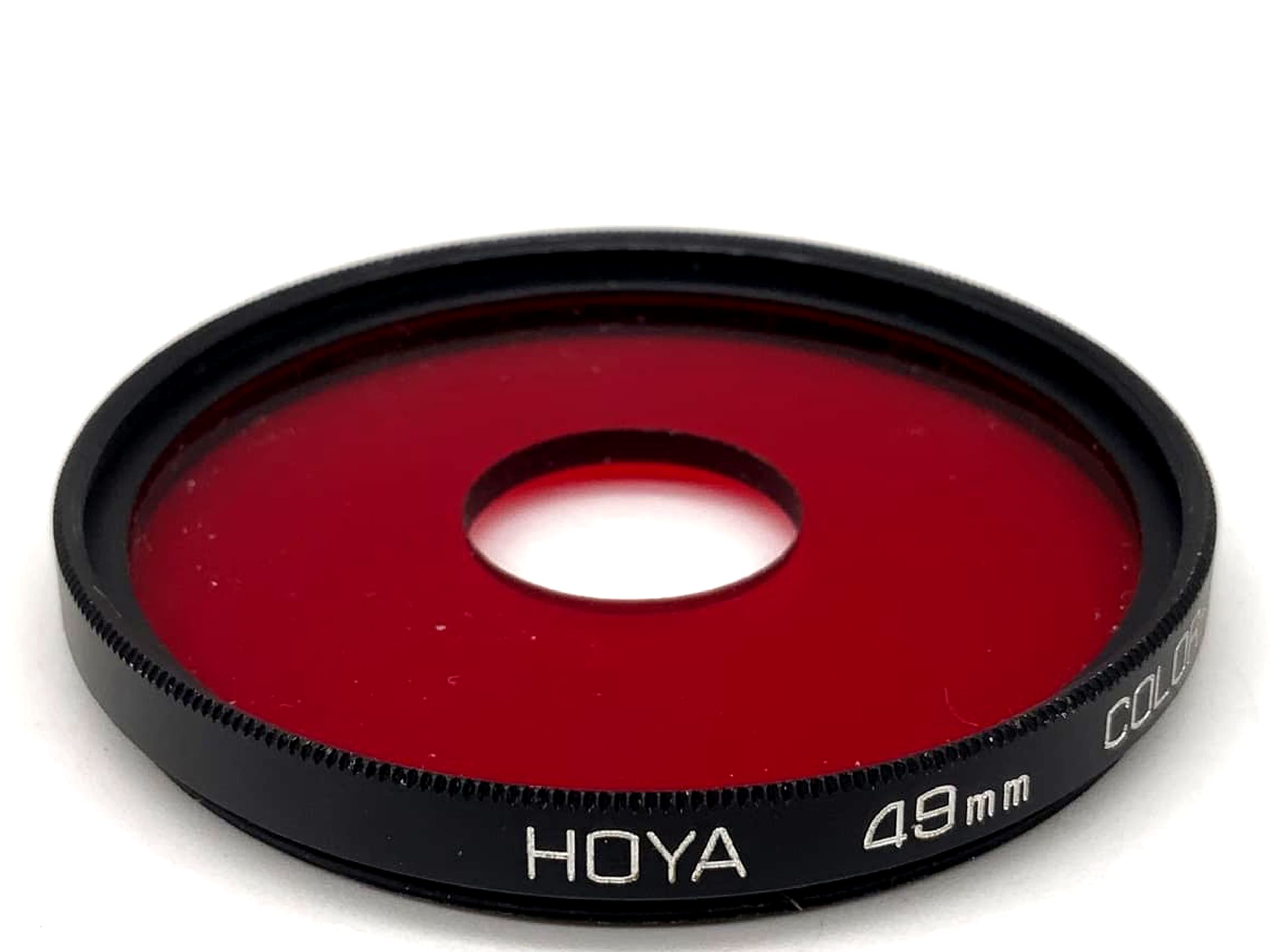 Filtre rouge Hoya Color-Spot (rouge), circulaire de 49 mm, filetage M49