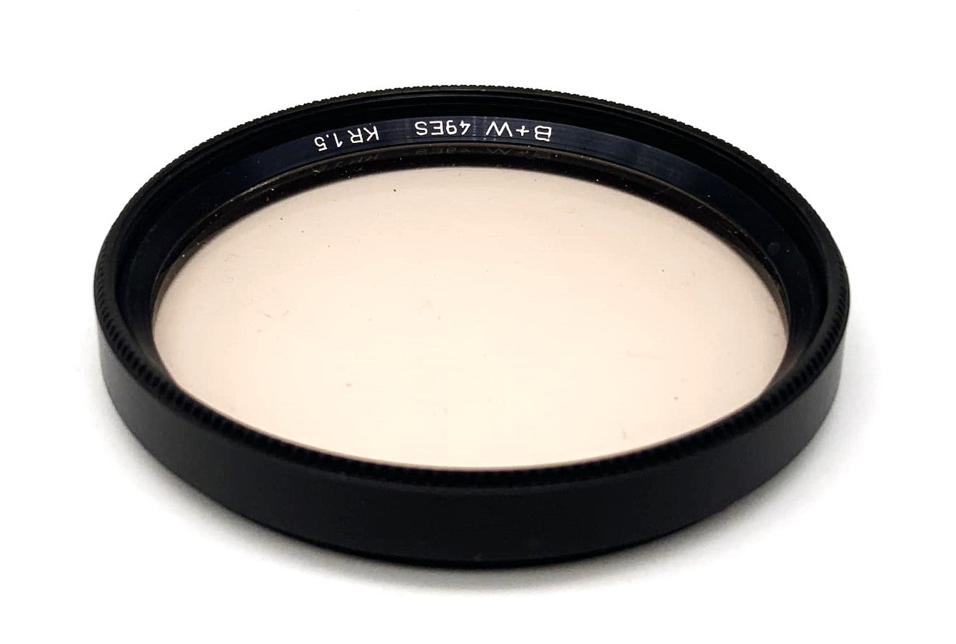 Filtre de correction B+W KR1.5, filtre circulaire de 49 mm, filetage M49