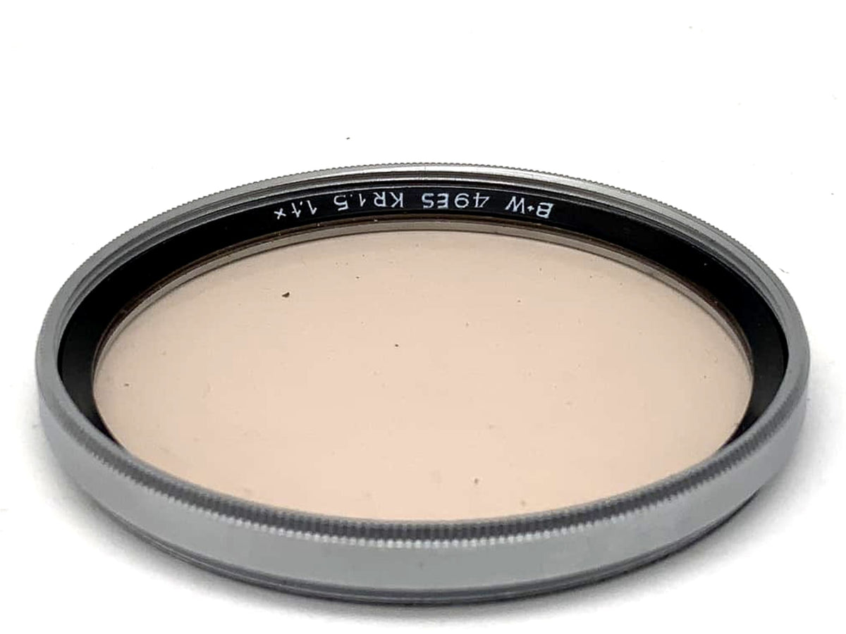 Filtre de correction B+W KR 1.5 1.1x, filtre circulaire de 49 mm, filetage M49