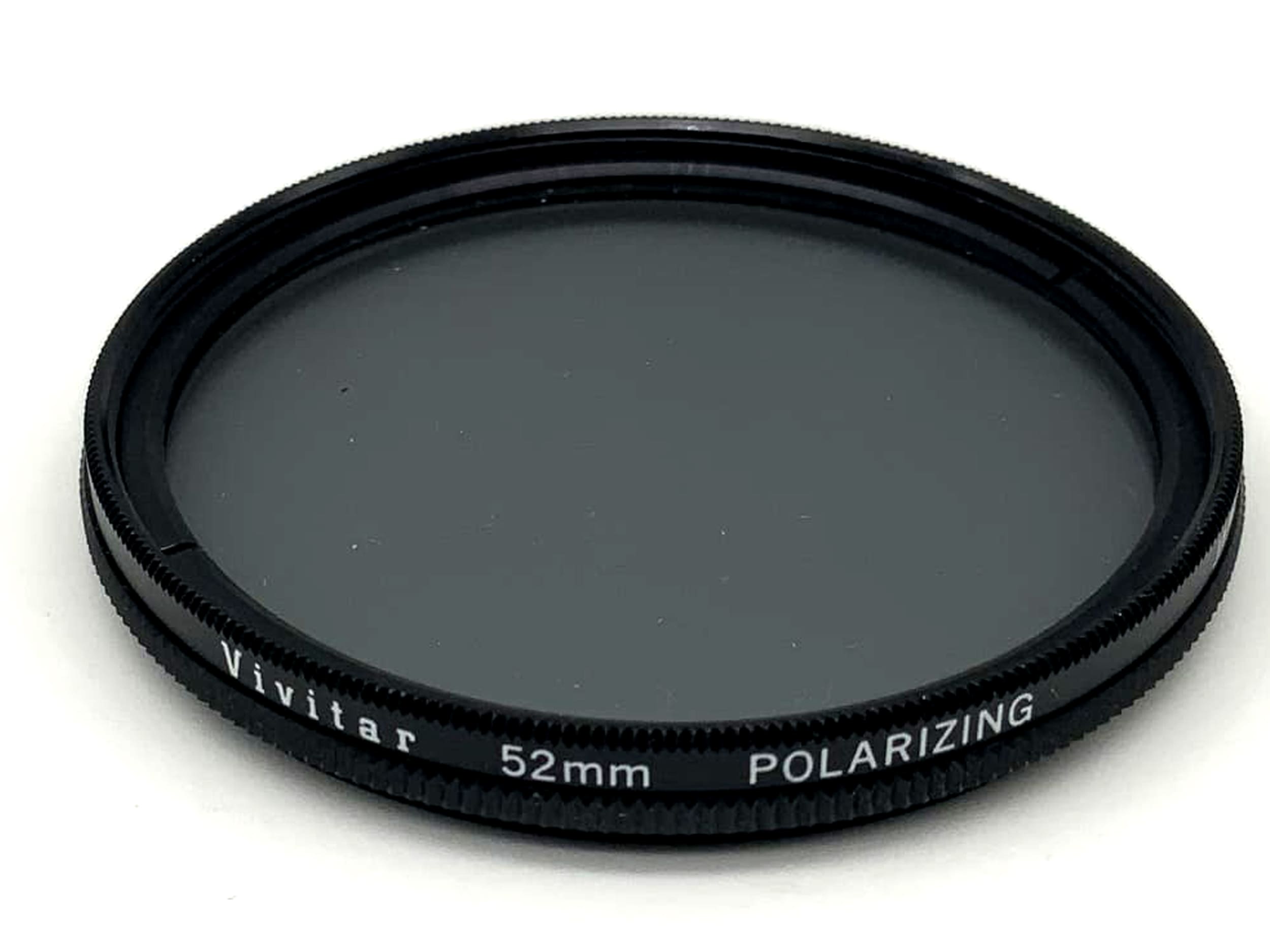 Filtre polarisant circulaire Vivitar 52 mm, filetage M52