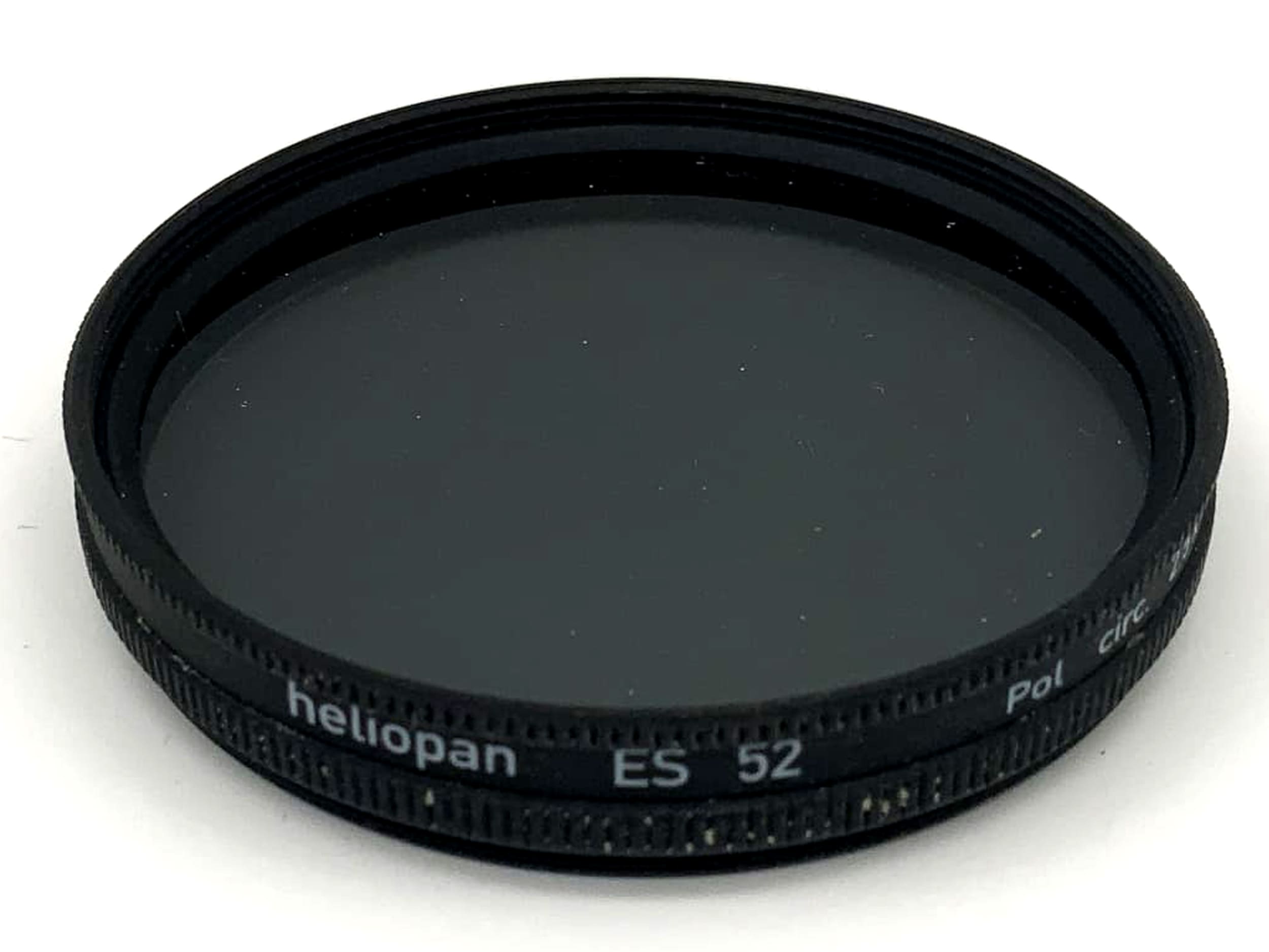 Filtre polarisant Heliopan ES 52 Pol. Circ. 2,5x Filtre 52 mm Circulaire M52