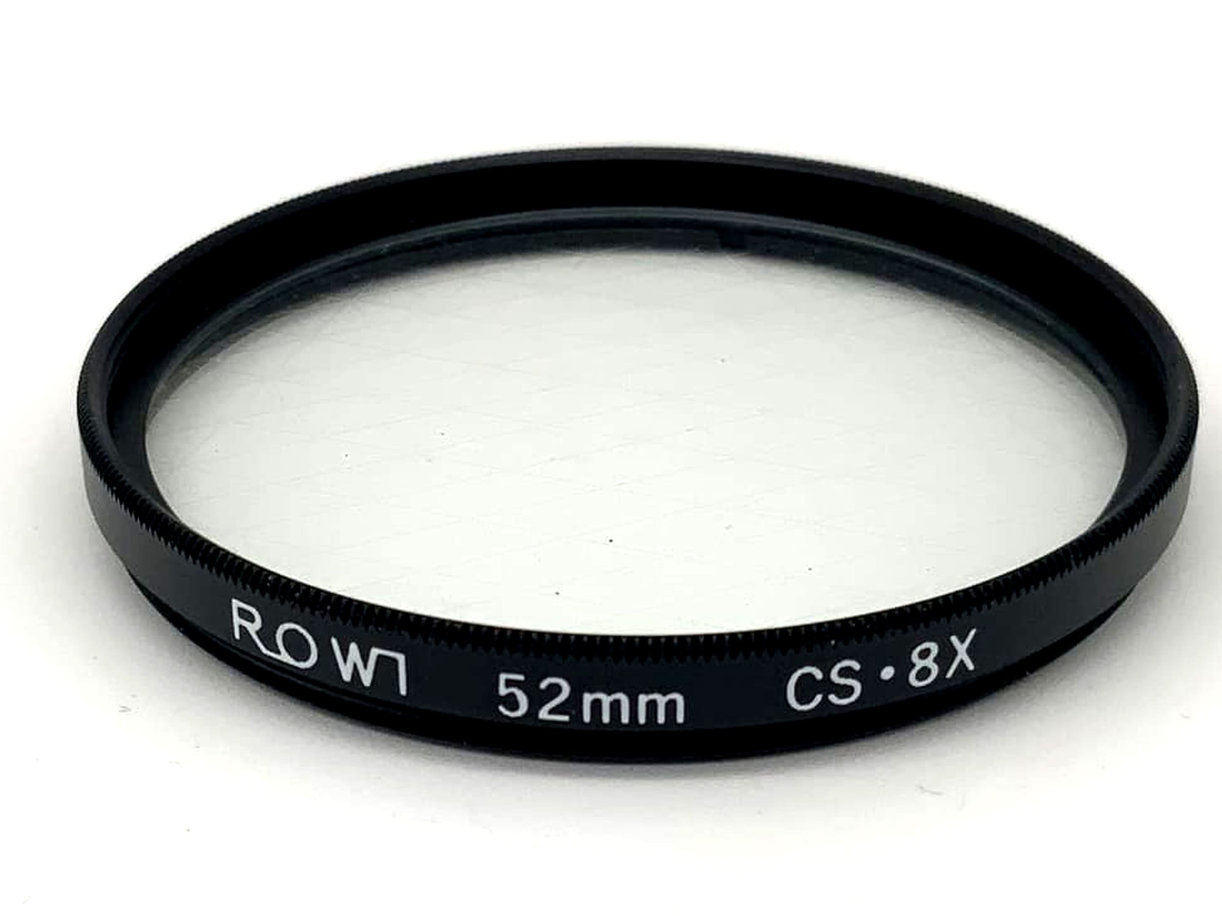 Filtre Rowi Macro-Up Lens CS 8X, filetage circulaire 52 mm M52