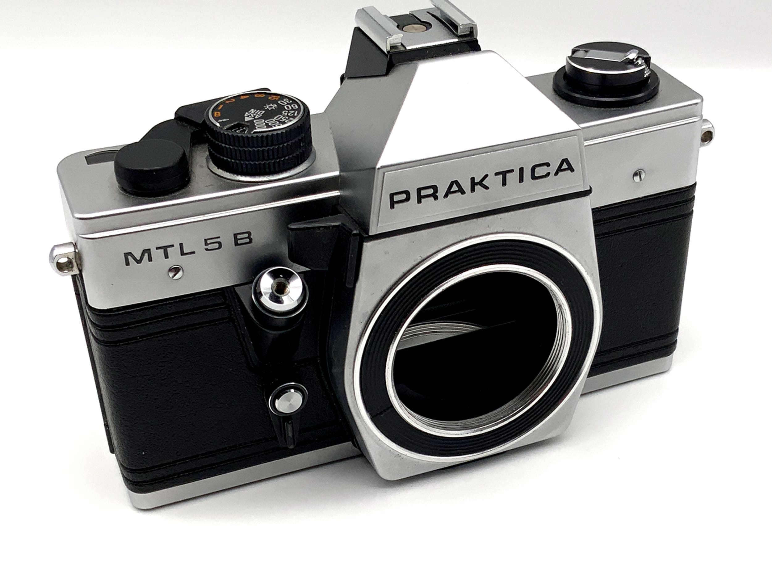 Praktica MTL 5 B ! Cellule posemètre défectueuse ! Boîtier reflex argentique 35 mm