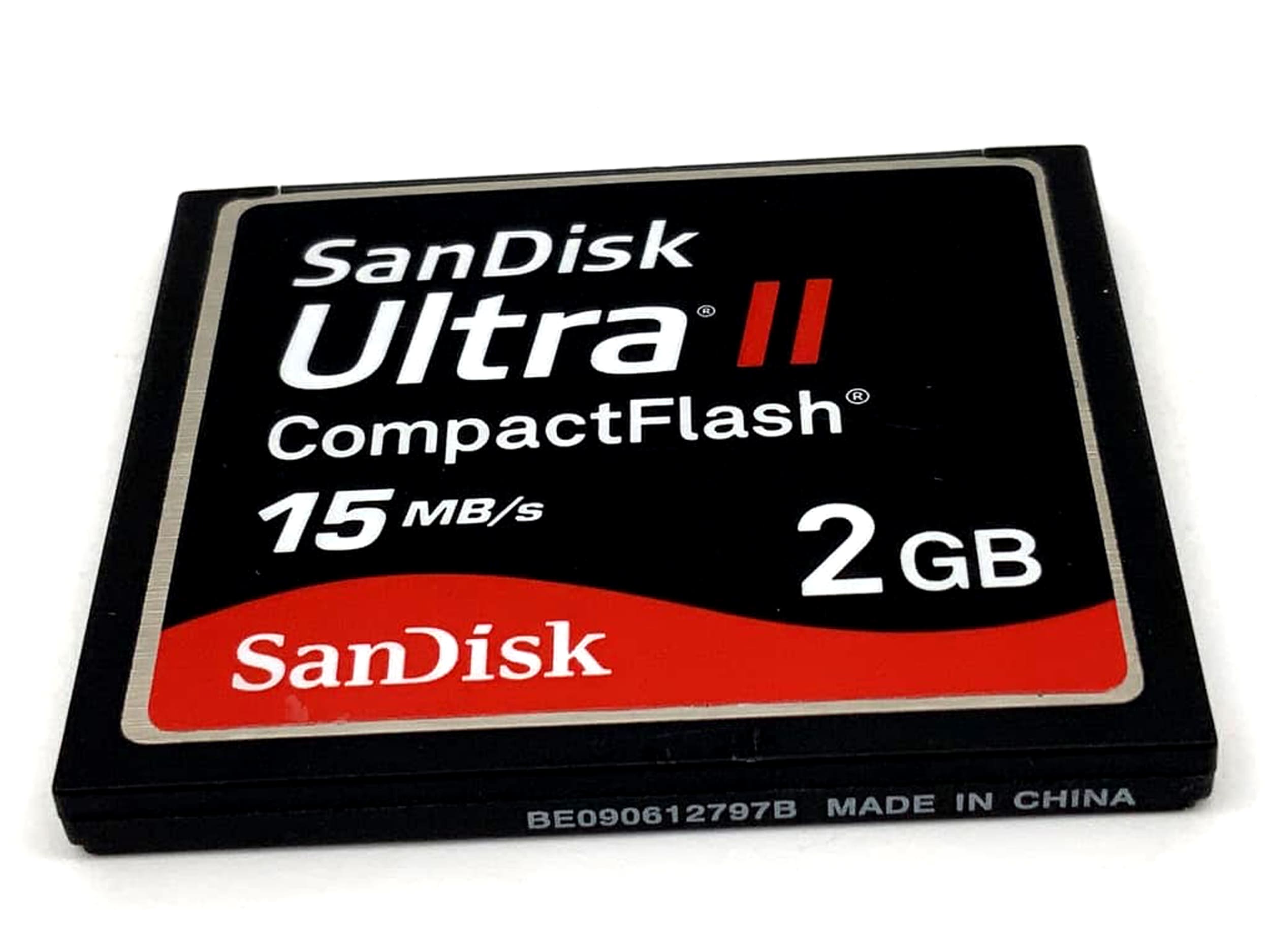 Cartes Compact Flash : sélection de cartes mémoire de 16 Mo à 64 Go