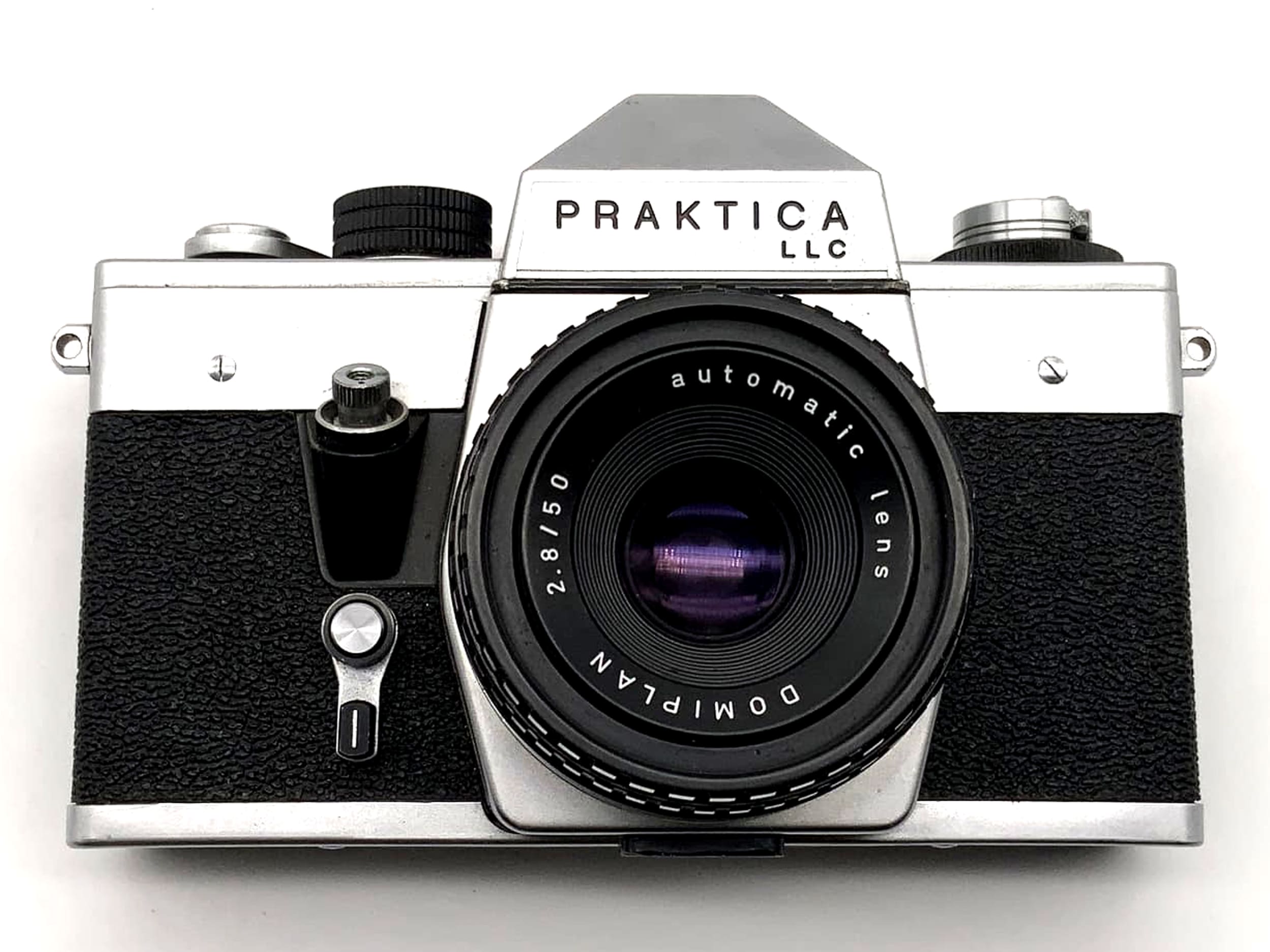 Pentacon Praktica LLC avec appareil photo reflex numérique Domiplan 2.8 50 mm, format 35 mm analogique