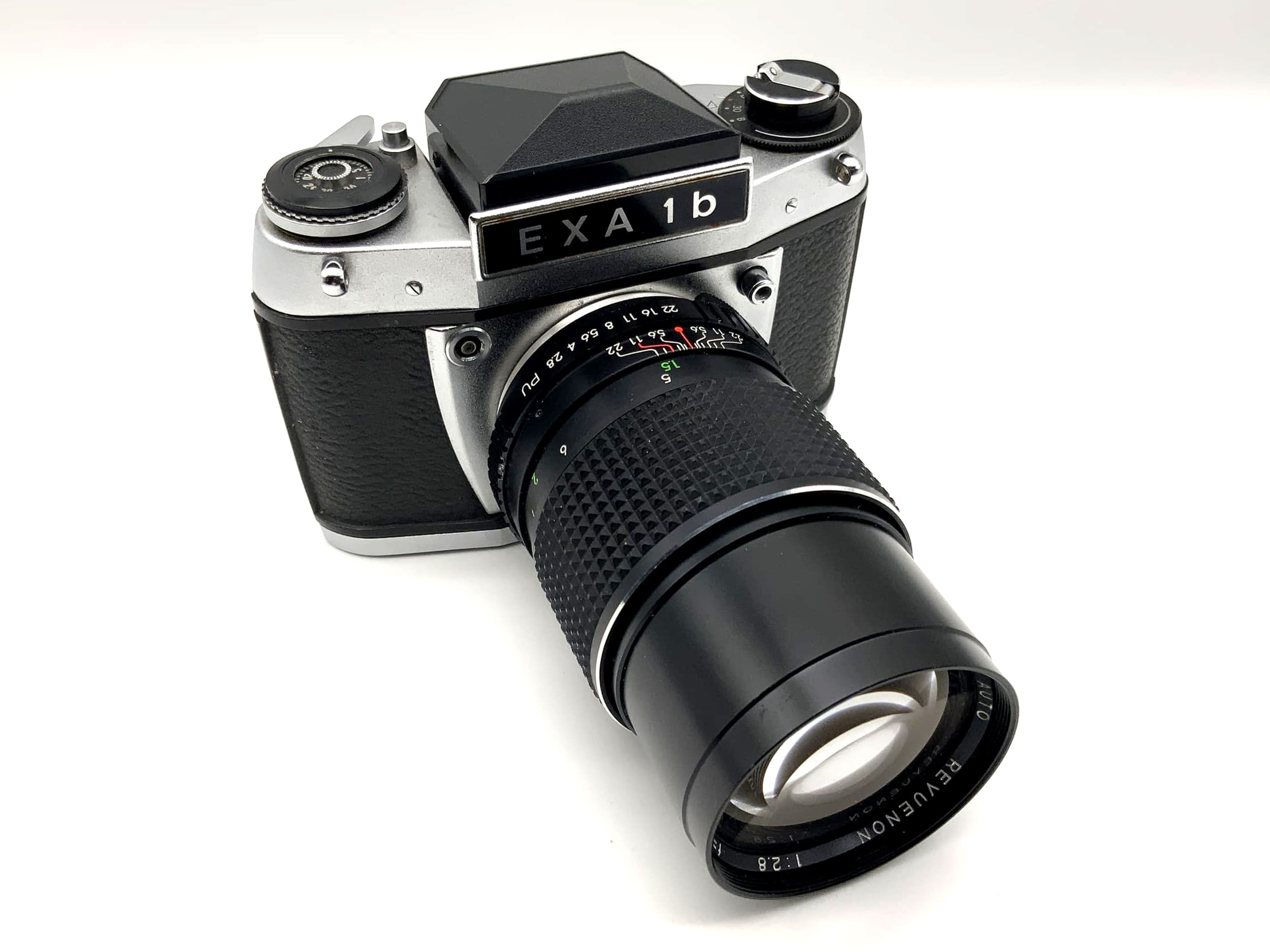 Appareil photo reflex analogique Exakta Exa 1b avec objectif Revuenon 1:2,8 135 mm