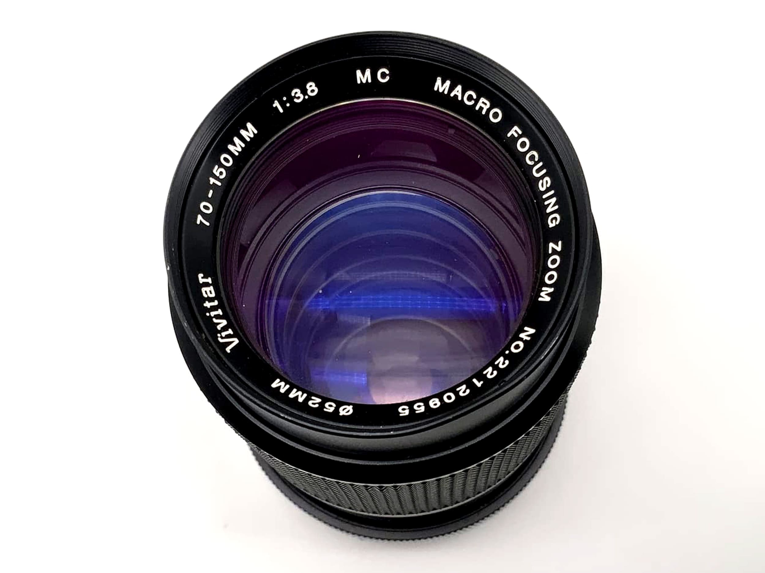 Objectif Vivitar MC 70-150mm 1:3.8 pour appareil photo argentique (Canon FD)