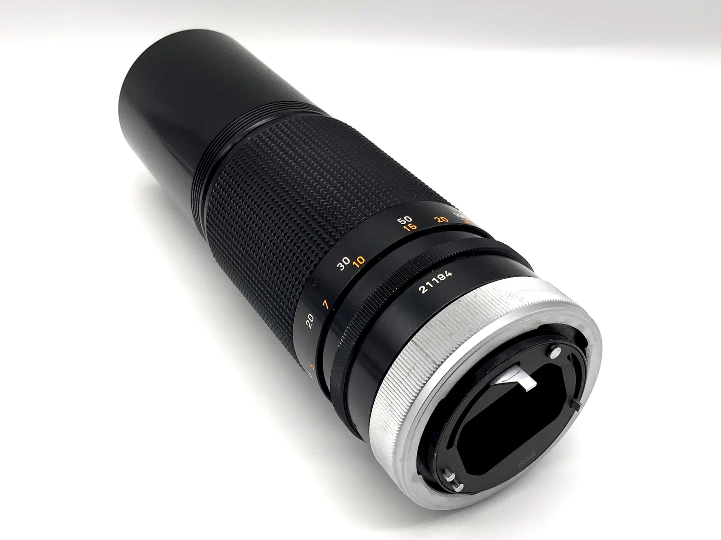Objectif zoom Canon FD 300 mm 1:5.6 SSC, téléobjectif analogique