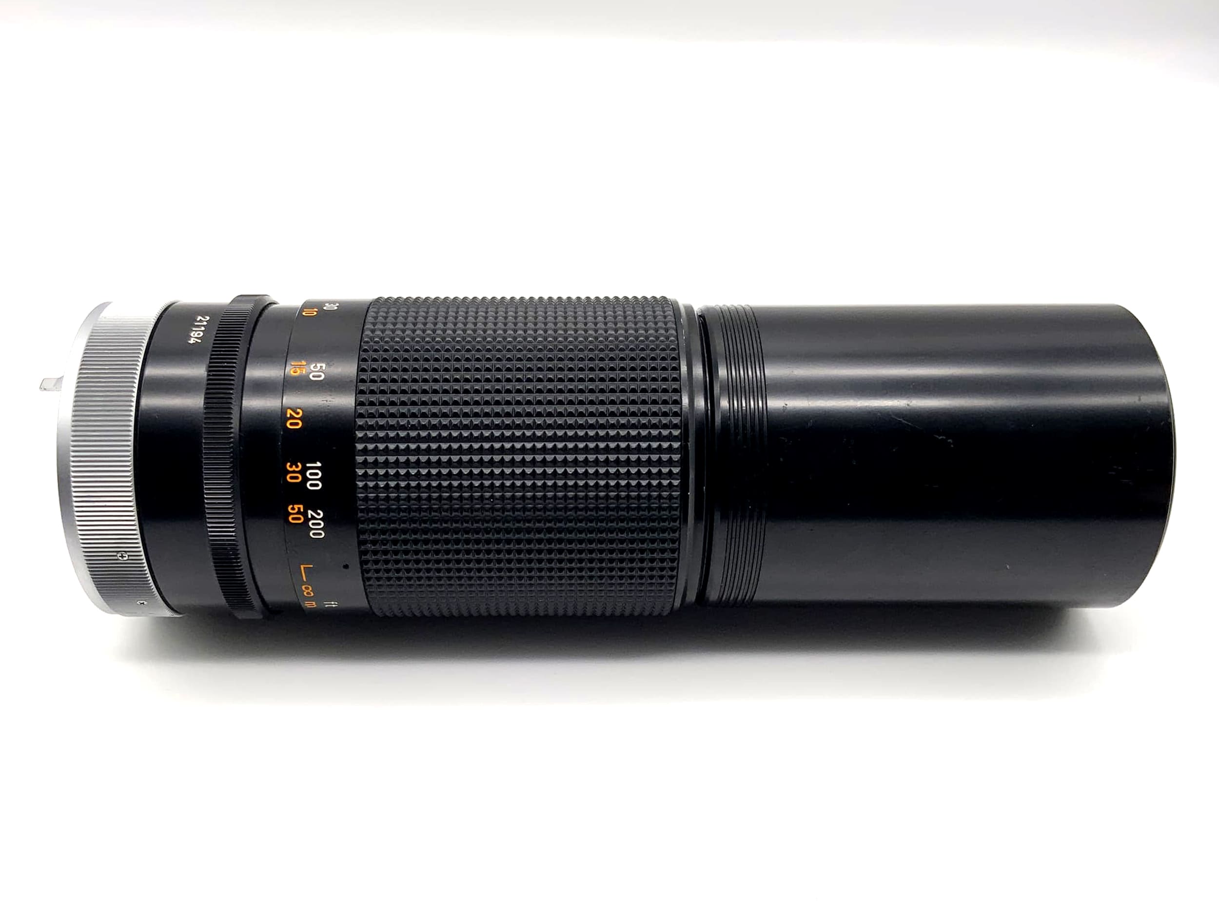 Objectif zoom Canon FD 300 mm 1:5.6 SSC, téléobjectif analogique