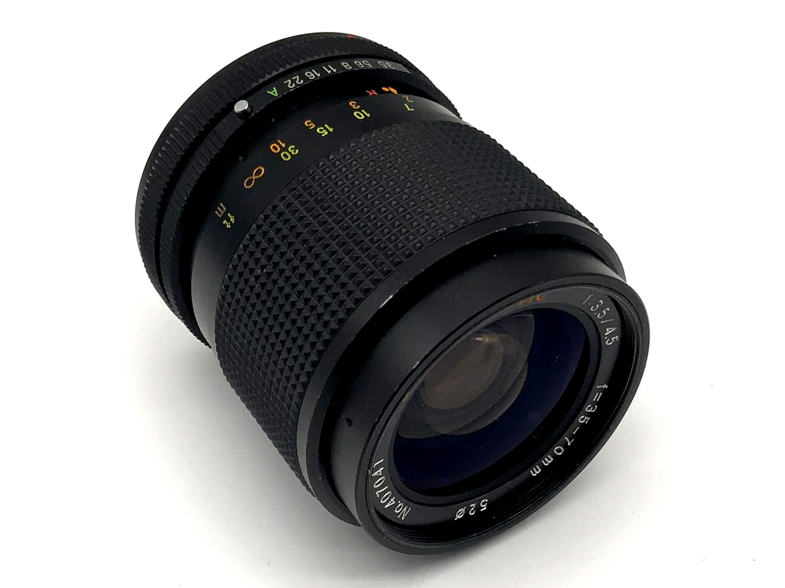 Objectif Eikor MC 1:3.5-4.5 35-70 mm Canon FD Analogique