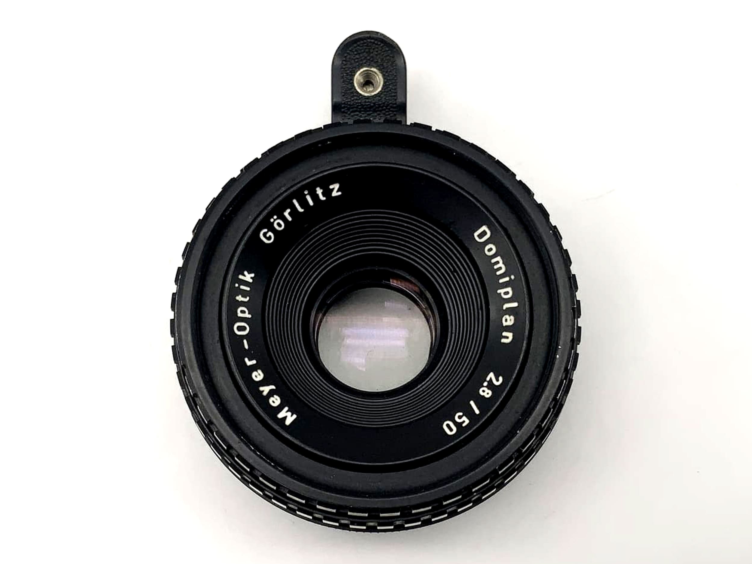 Meyer Optik Görlitz Domiplan lens analogue 50mm f/2.8 Exakta Exa Mount Zebra