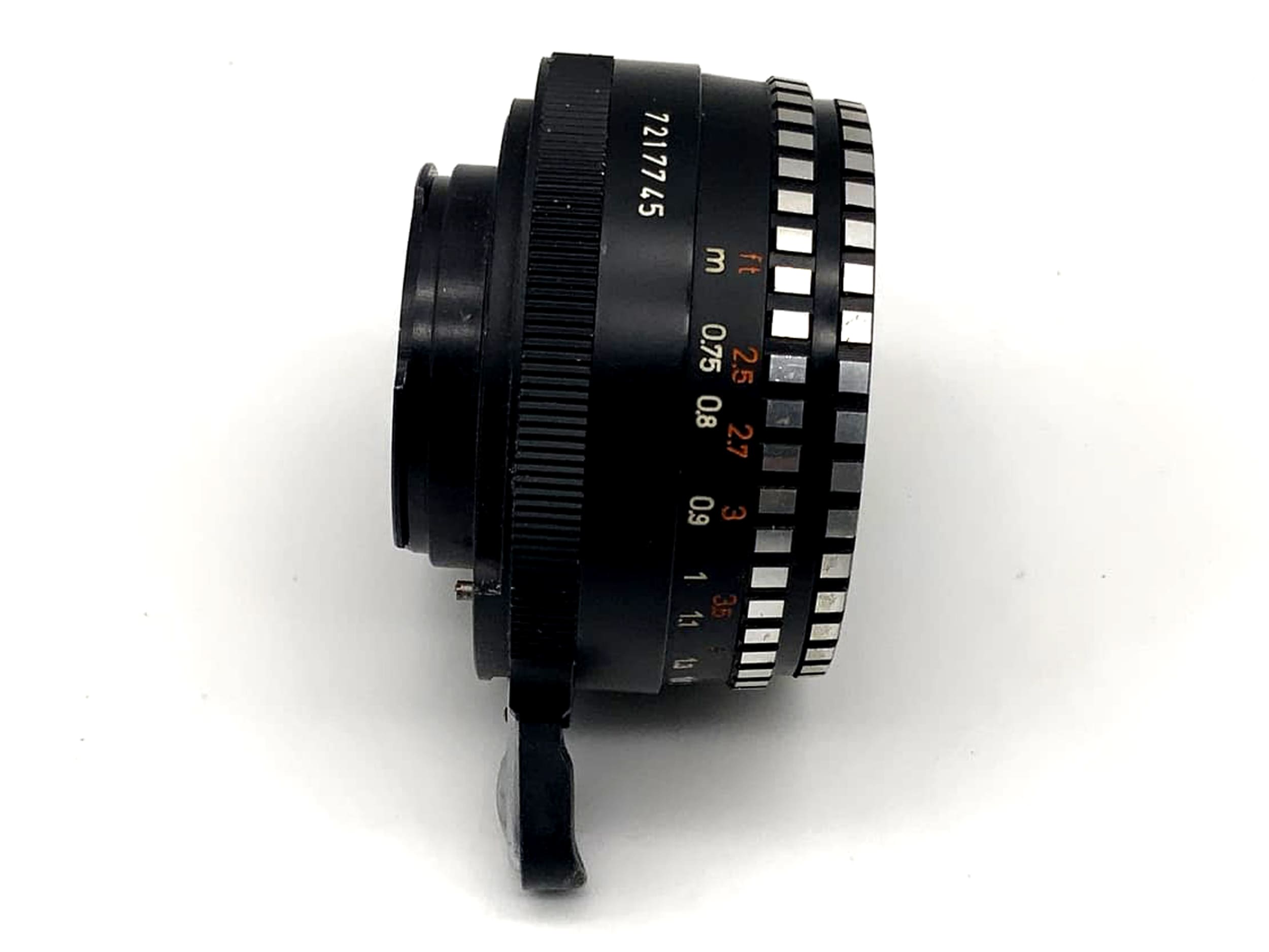 Meyer Optik Görlitz Domiplan lens analogue 50mm f/2.8 Exakta Exa Mount Zebra
