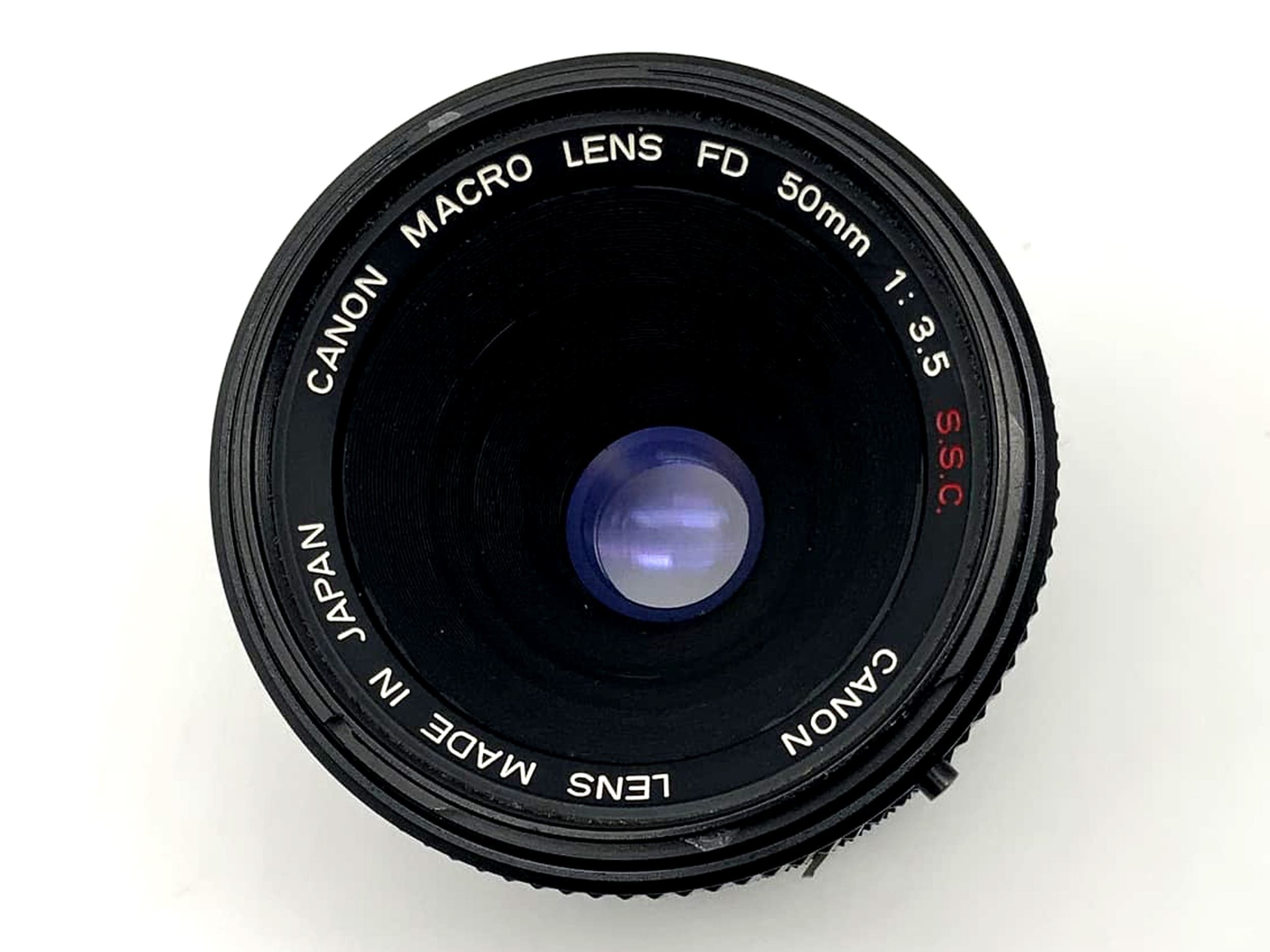Objectif zoom Canon FD 50 mm f/3.5 SSC analogique