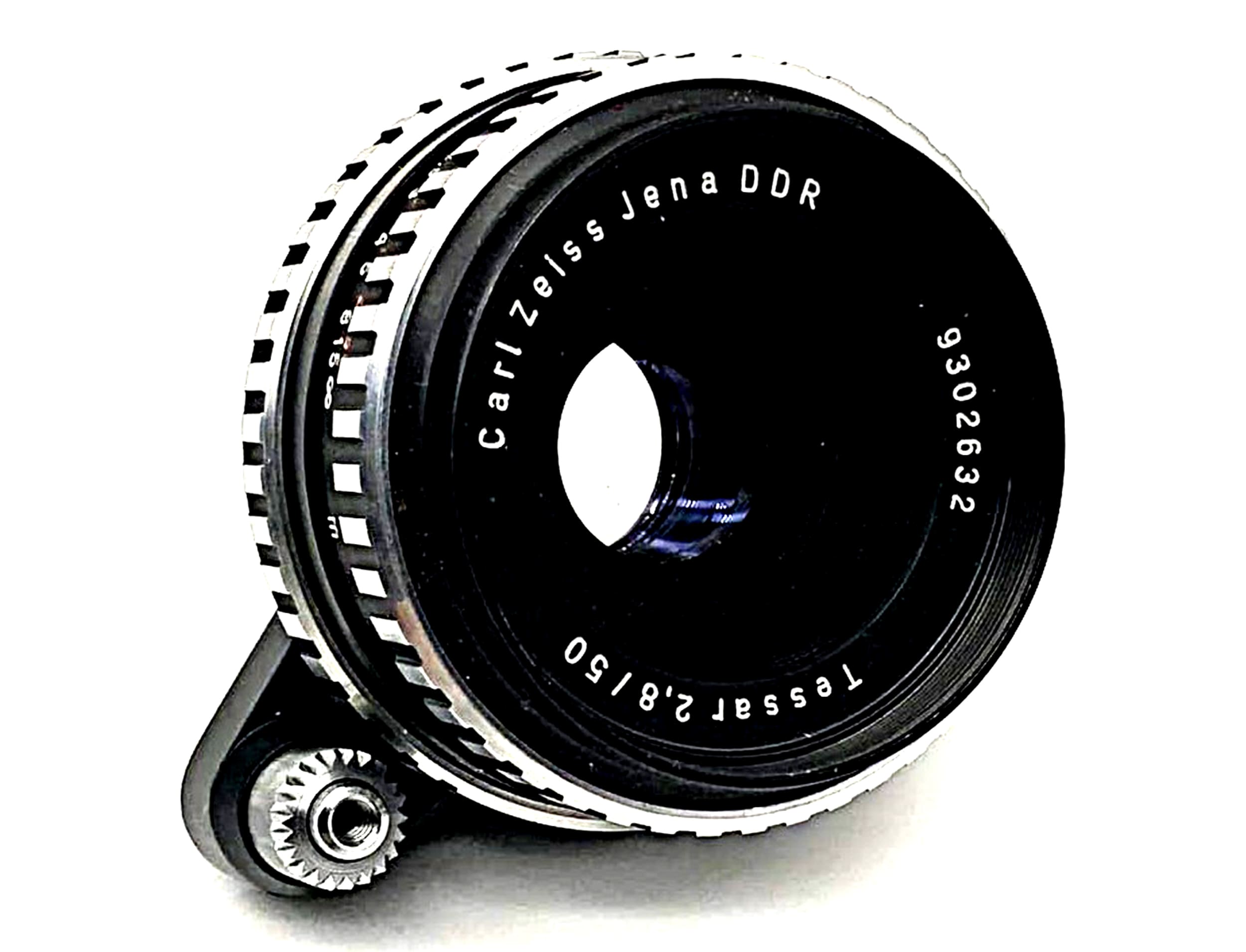 Objectif analogique Carl Zeiss Jena Tessar 50mm f/2.8 pour monture Exakta Exa Zebra