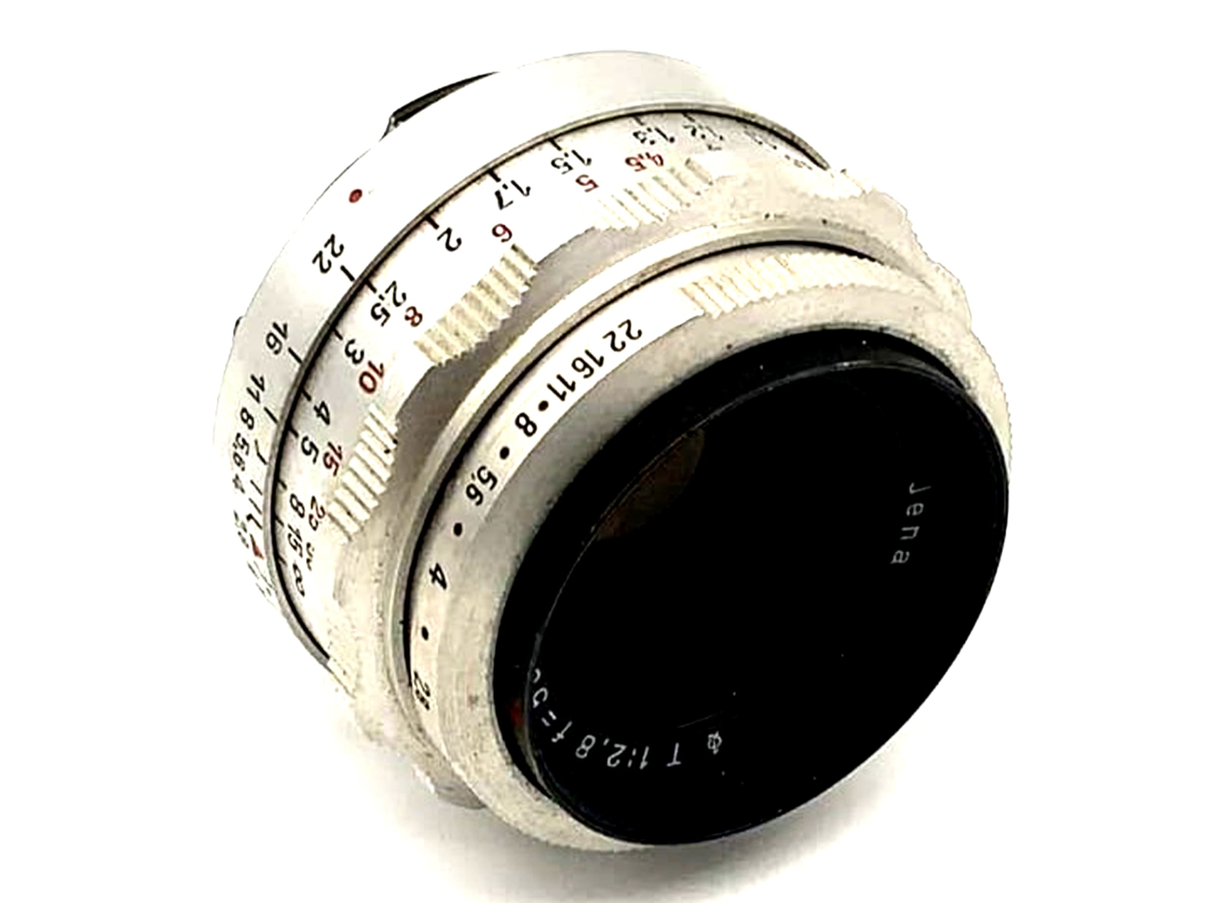 Objectif Carl Zeiss Jena Q1 Tessar compact 1:2.8 50mm analogique à 8 lamelles (Exa)