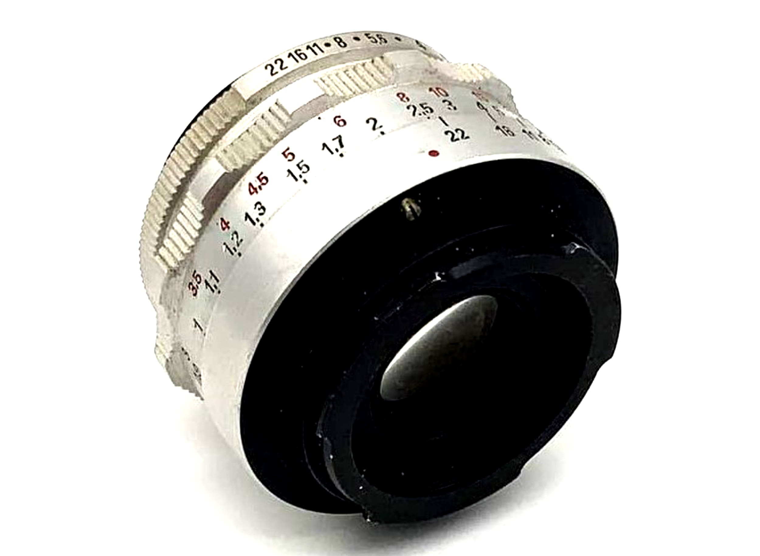 Objectif Carl Zeiss Jena Q1 Tessar compact 1:2.8 50mm analogique à 8 lamelles (Exa)
