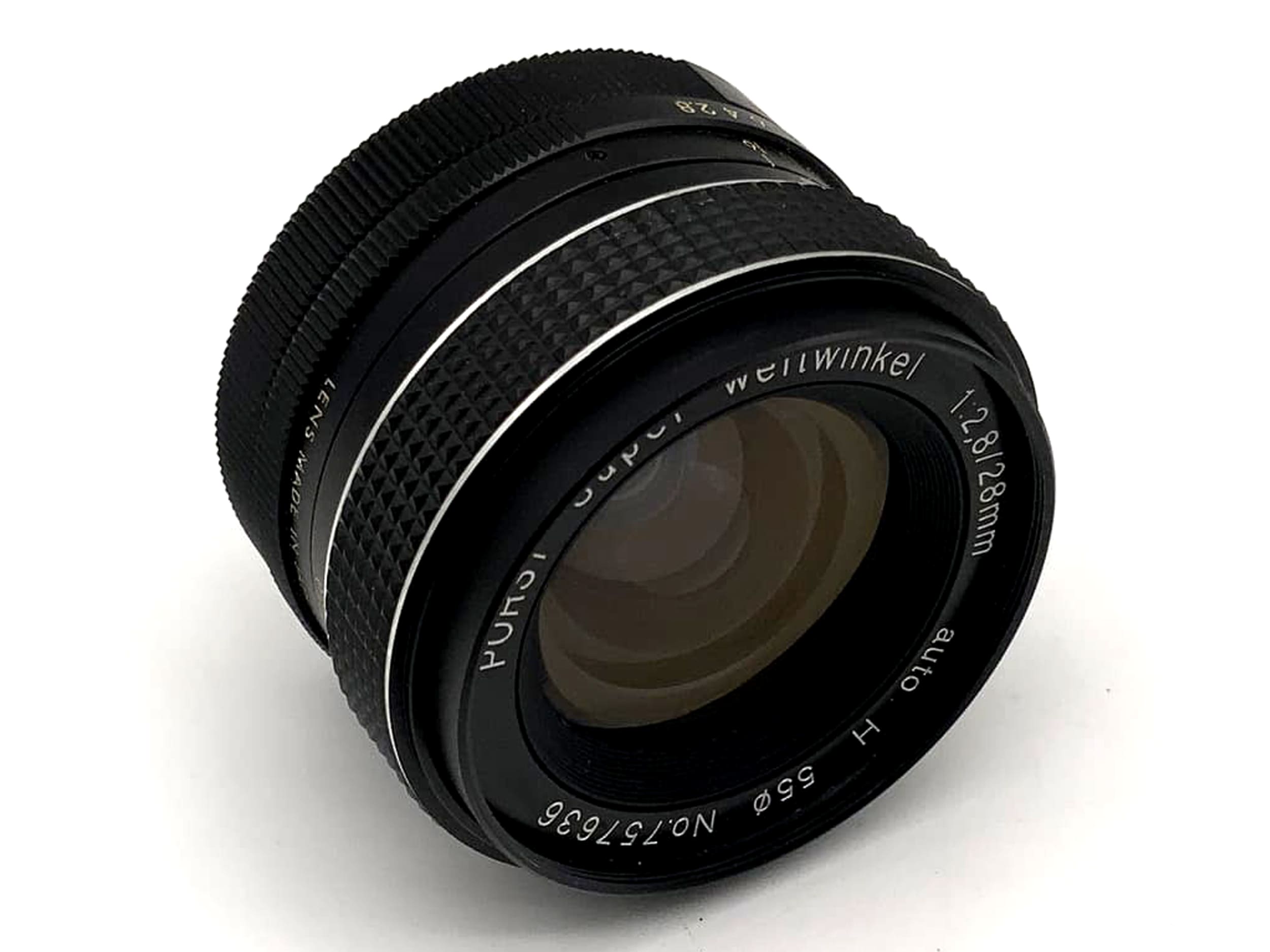 Objectif Porst Super Grand Angle 1:2.8 28mm Auto H, objectif analogique manuel (M42)
