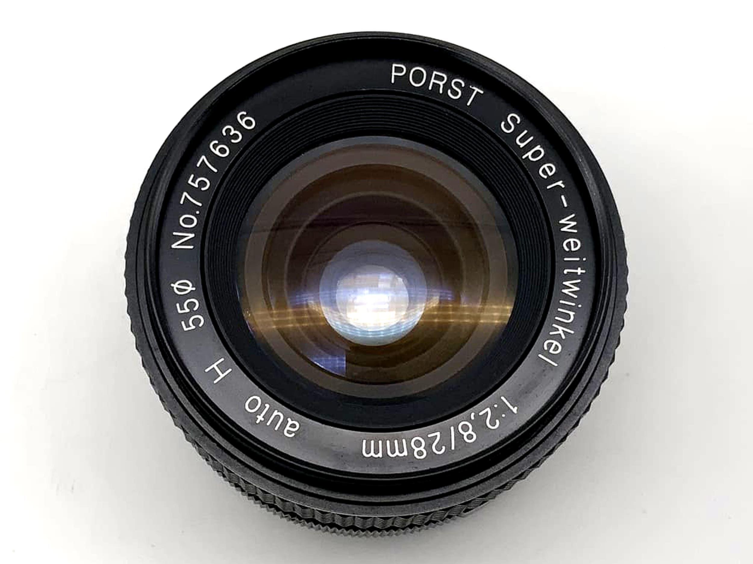 Objectif Porst Super Grand Angle 1:2.8 28mm Auto H, objectif analogique manuel (M42)
