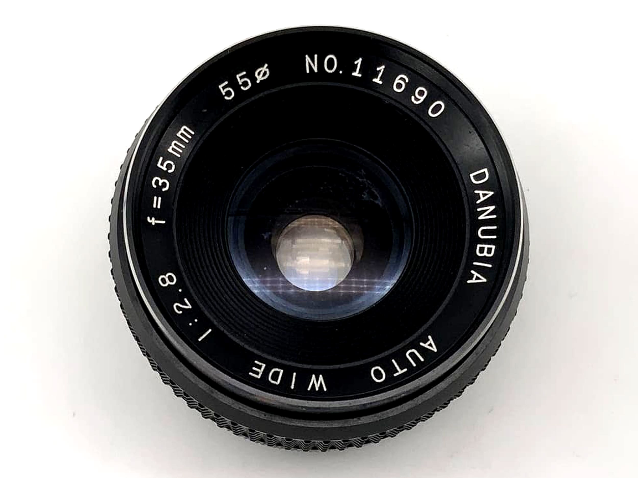 Objectif grand angle automatique Danubia 1:2.8 35 mm, objectif analogique manuel