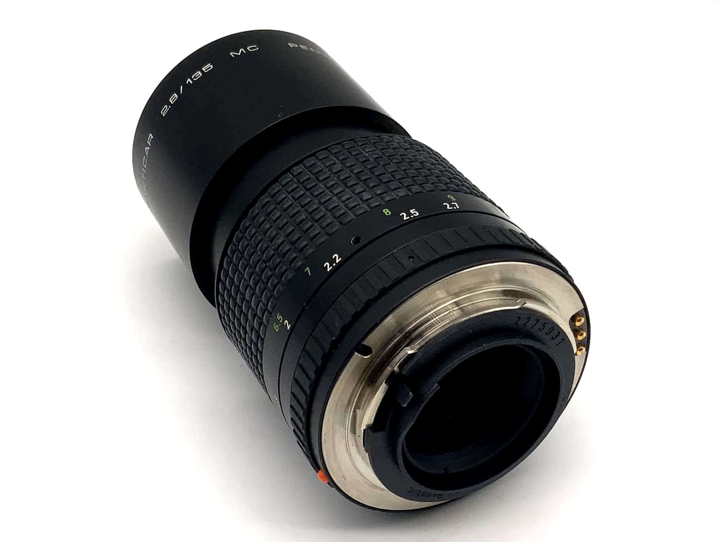 Objectif Pentacon Practicar Multi Coating 1:2.8 135 mm, objectif analogique manuel