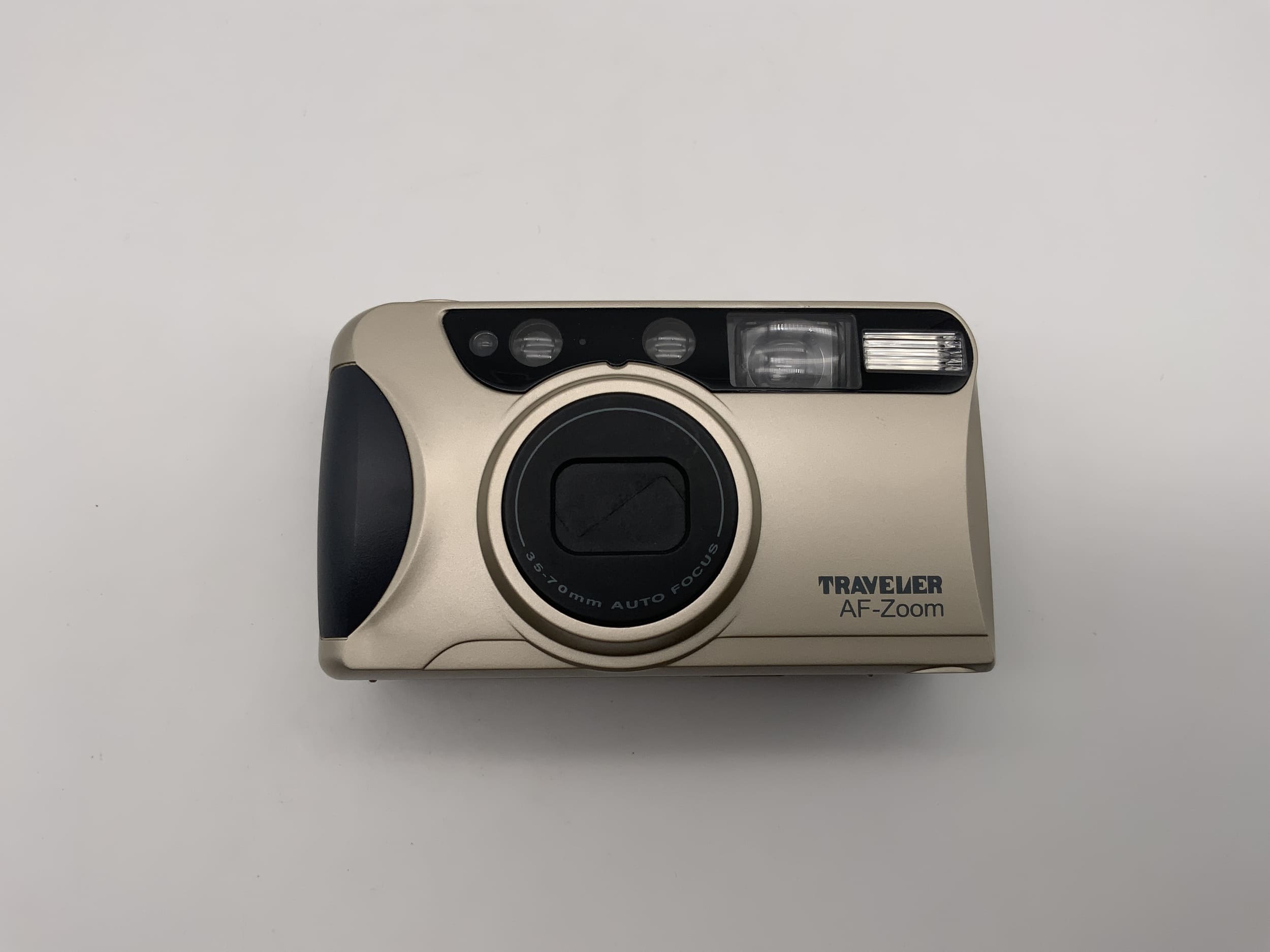 Appareil photo compact analogique Traveler AF-Zoom 35 mm autofocus Point&amp;Shoot