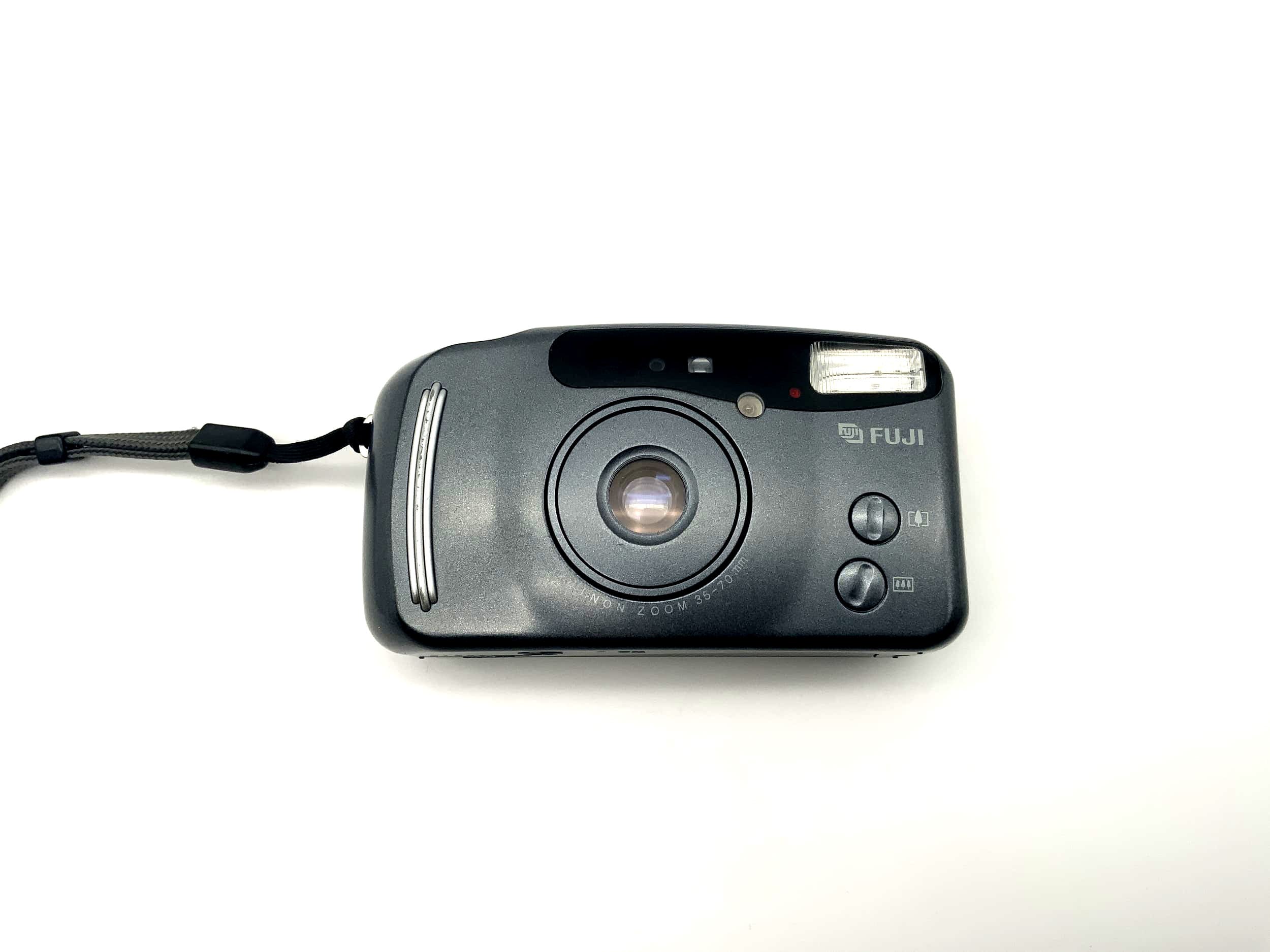 Appareil photo compact Fuji DL-550 Zoom Date Point &amp; Shoot autofocus AF argentique