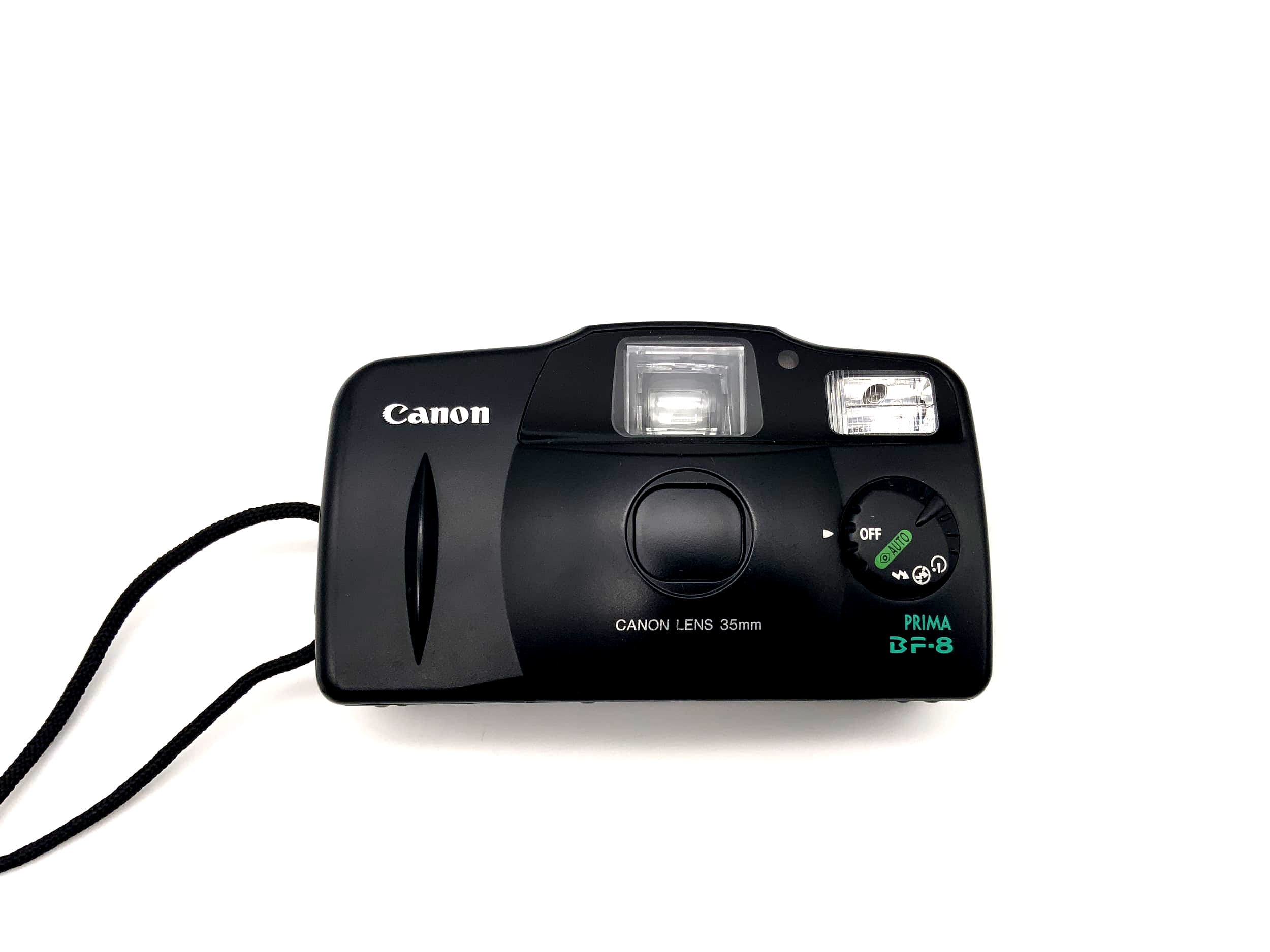 Appareil photo compact Canon Prima BF-8 Point &amp; Shoot 35 mm noir