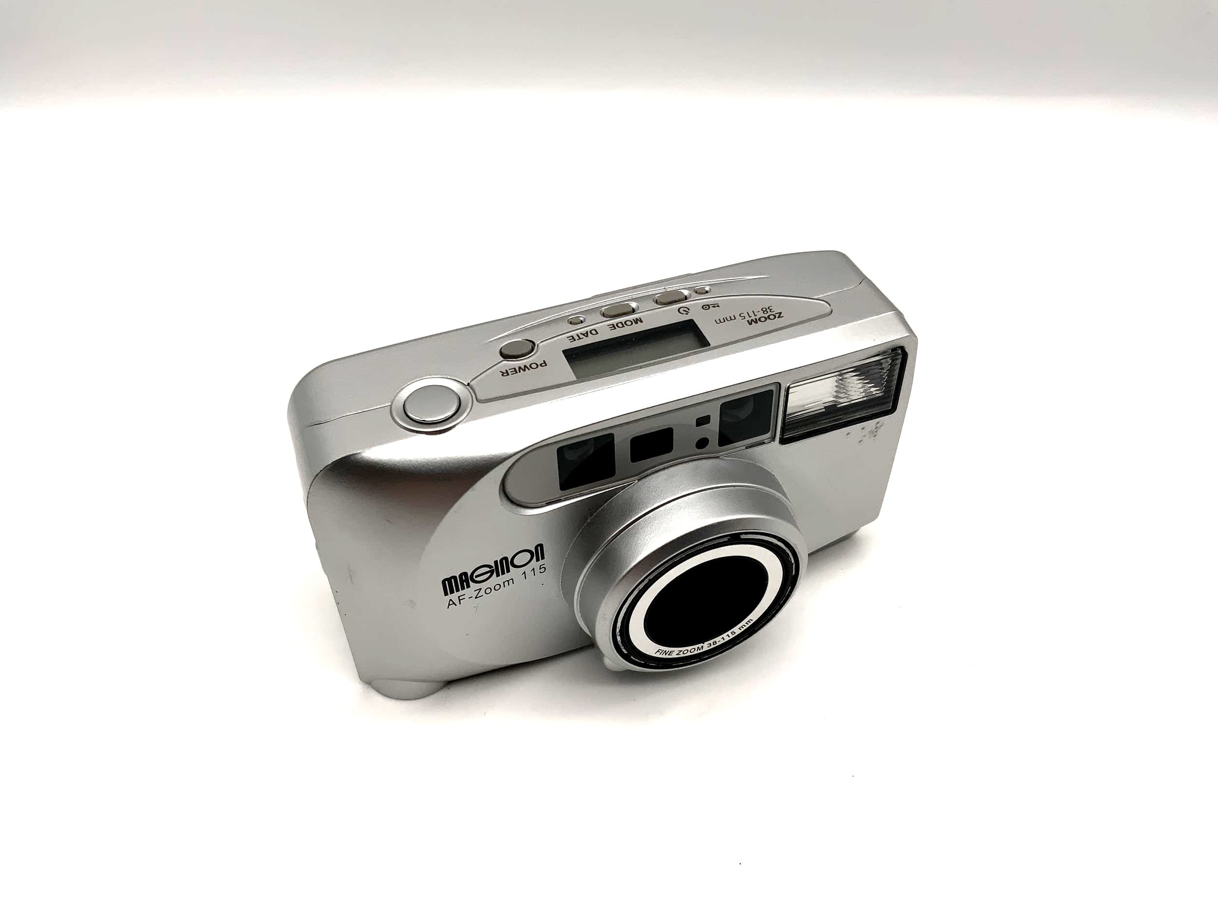 Maginon AF Zoom 115, appareil photo compact argentique autofocus AF 35 mm.