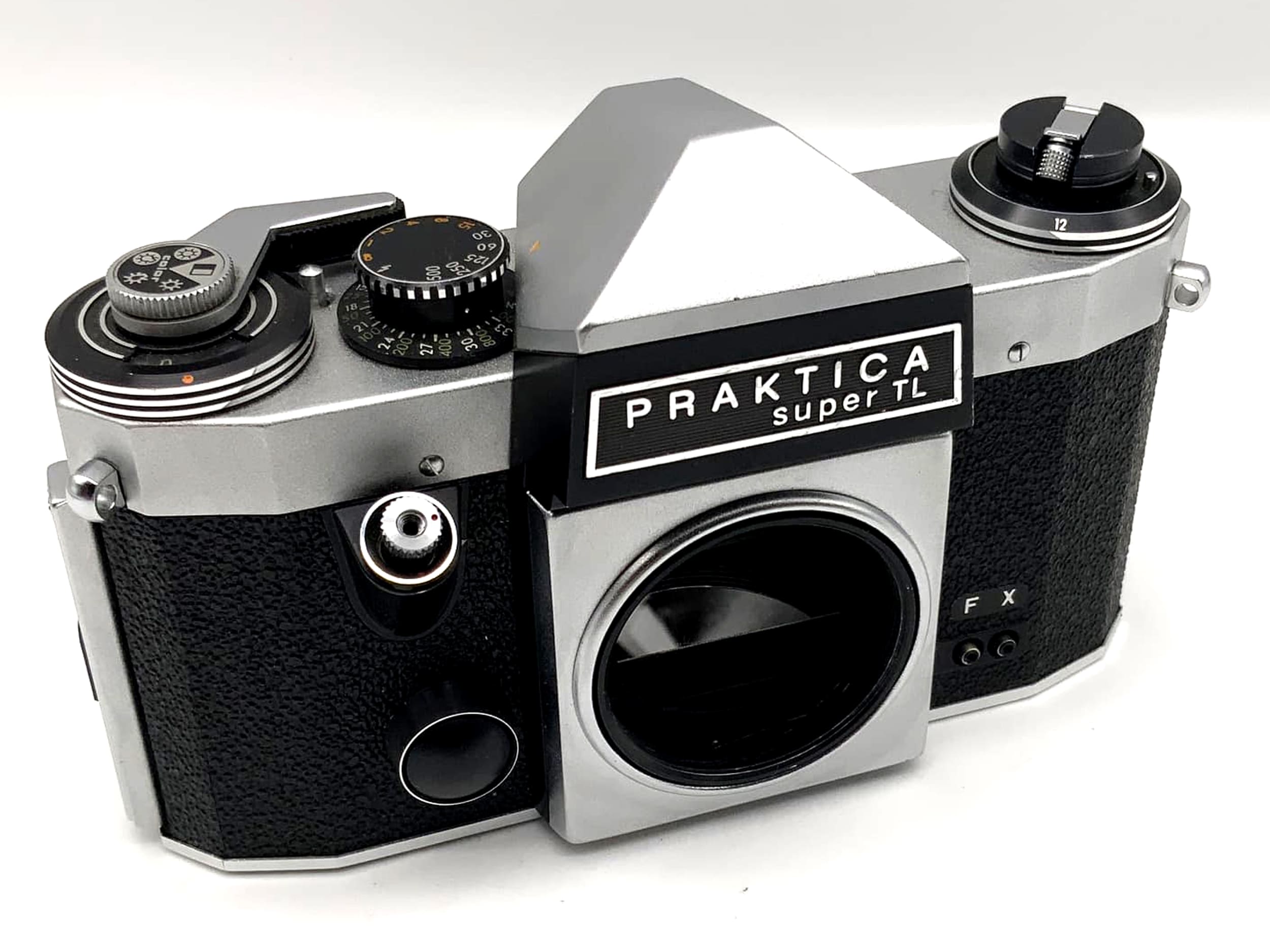 Appareil photo reflex mono-objectif Praktica super TL SLR, boîtier argentique 35 mm