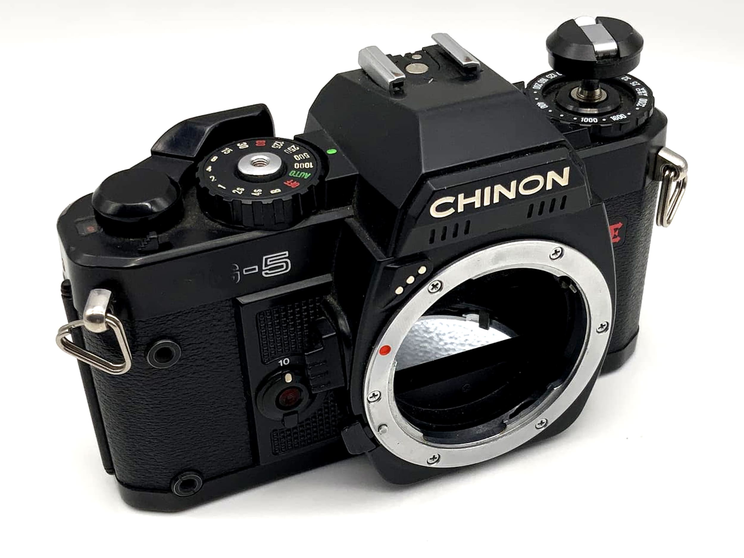 Boîtier reflex Chinon CG-5, appareil photo reflex analogique 35 mm