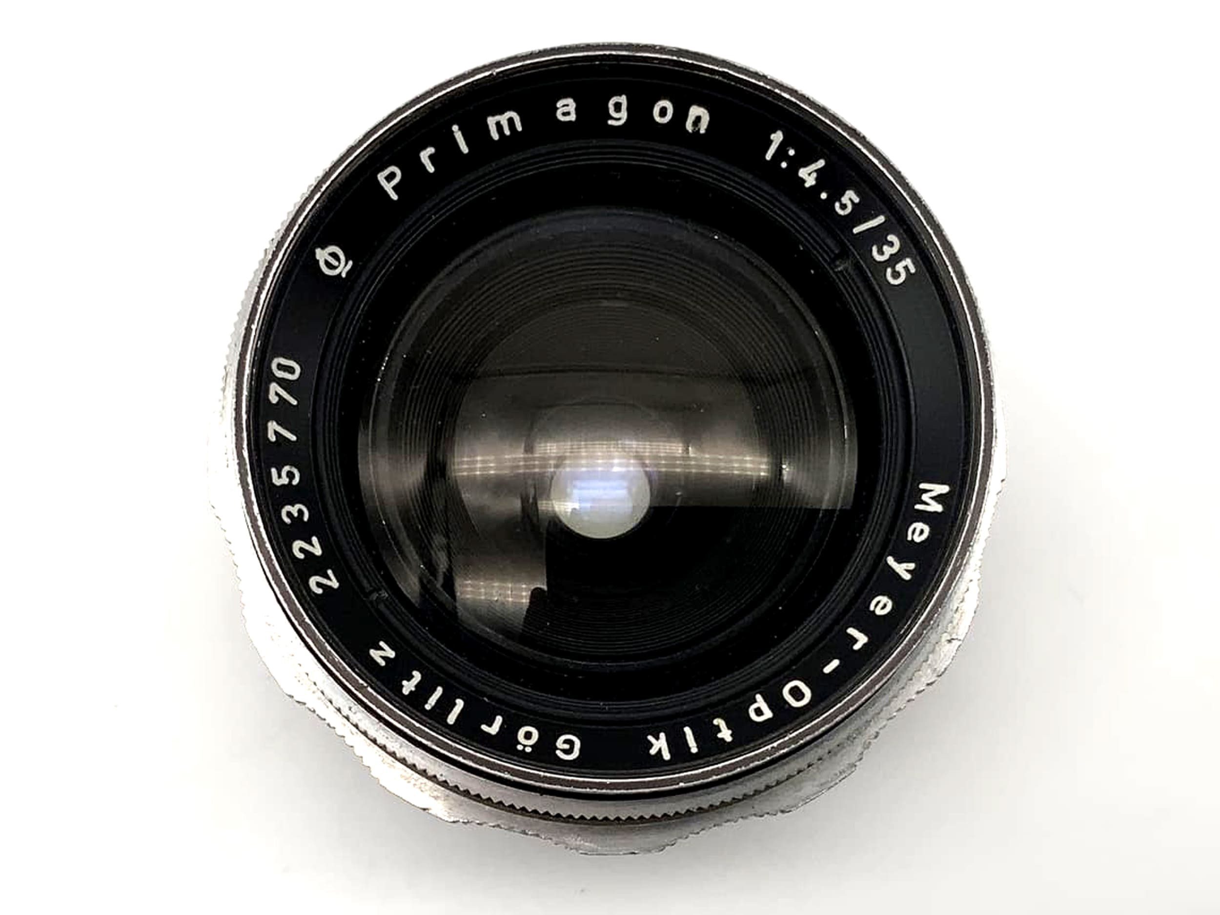 Meyer Optik Görlitz Primagon f/4.5 35mm lens analog Exakta Exa mount