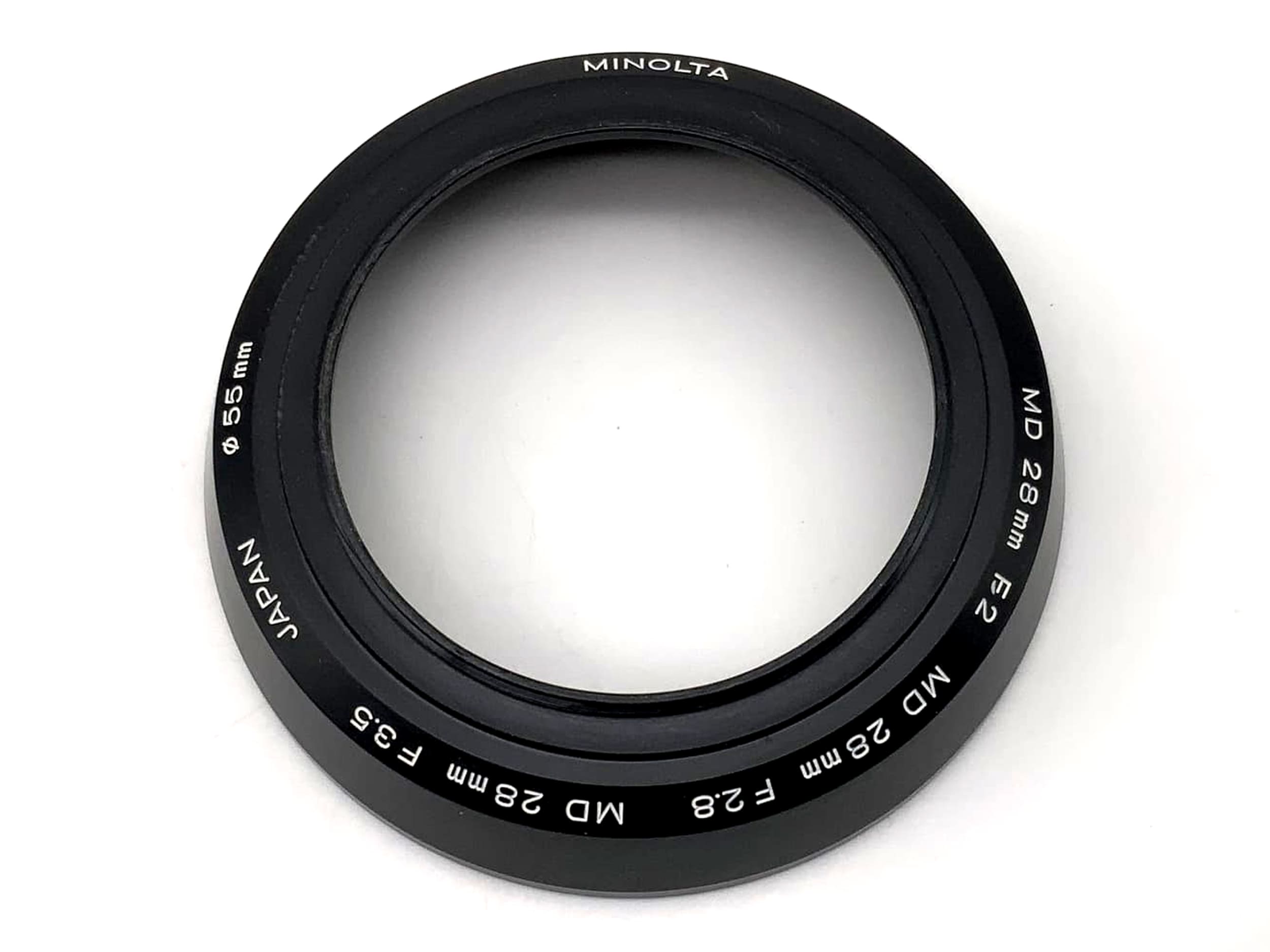 Pare-soleil pour objectif Minolta MD 28 mm F2.8 F3.5 2.8 3.5